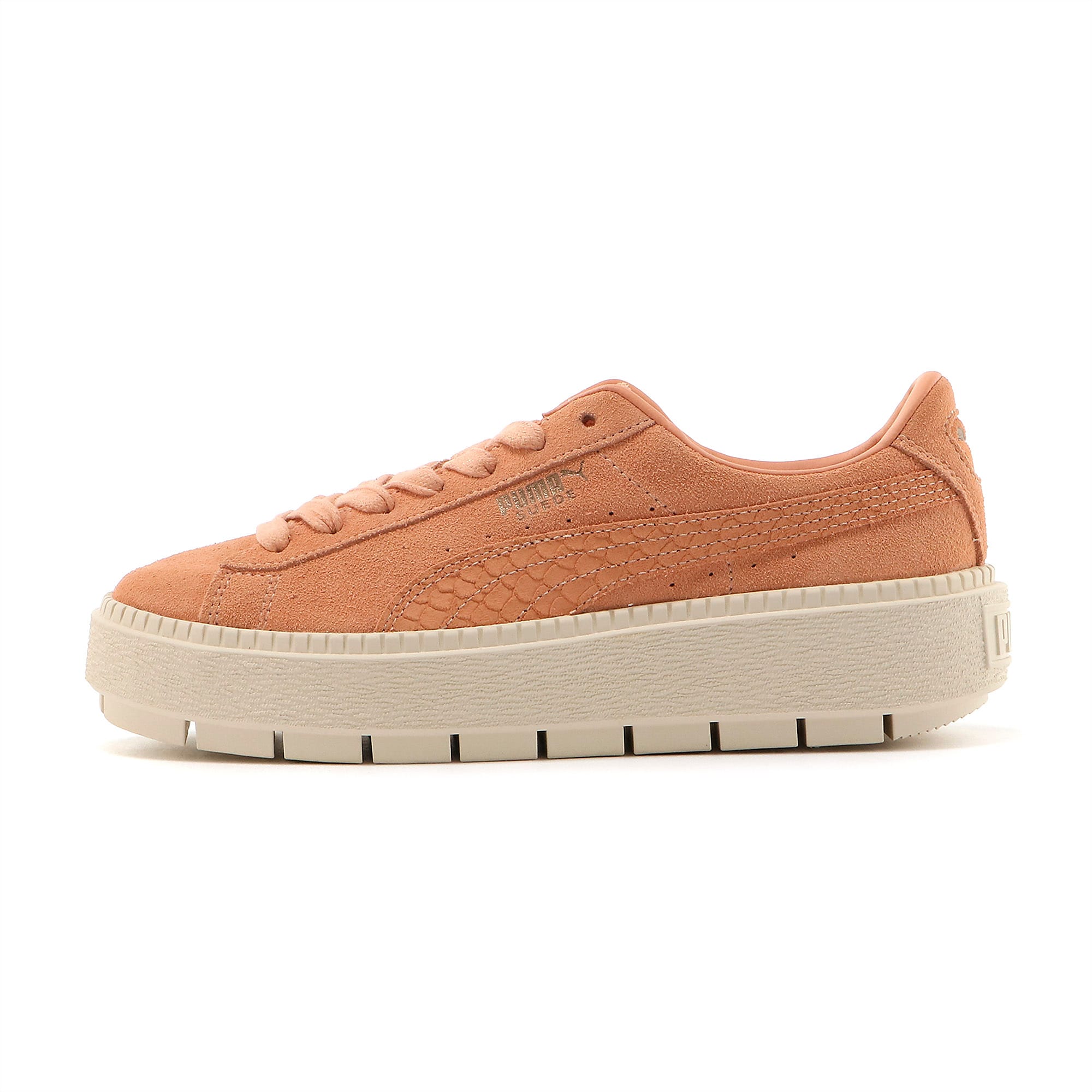 basket platform trace pour femme puma