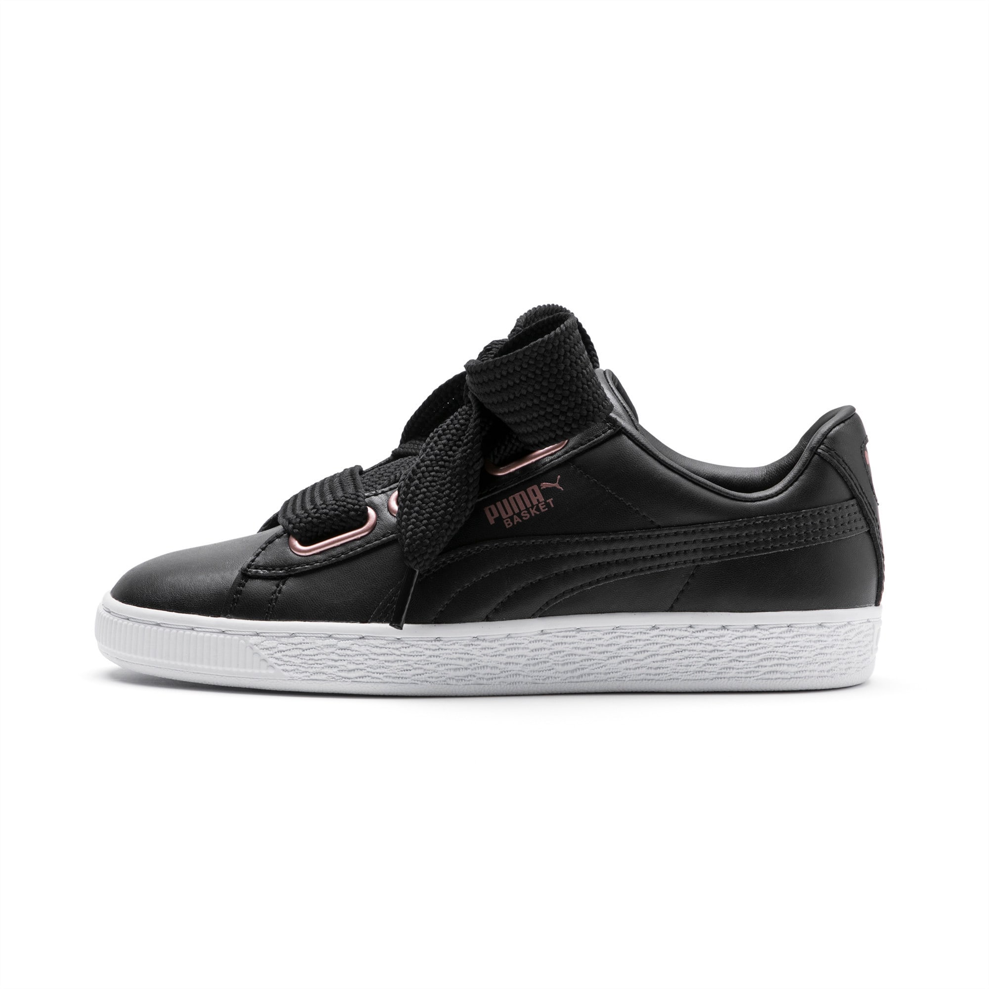 puma basket heart leather wn's