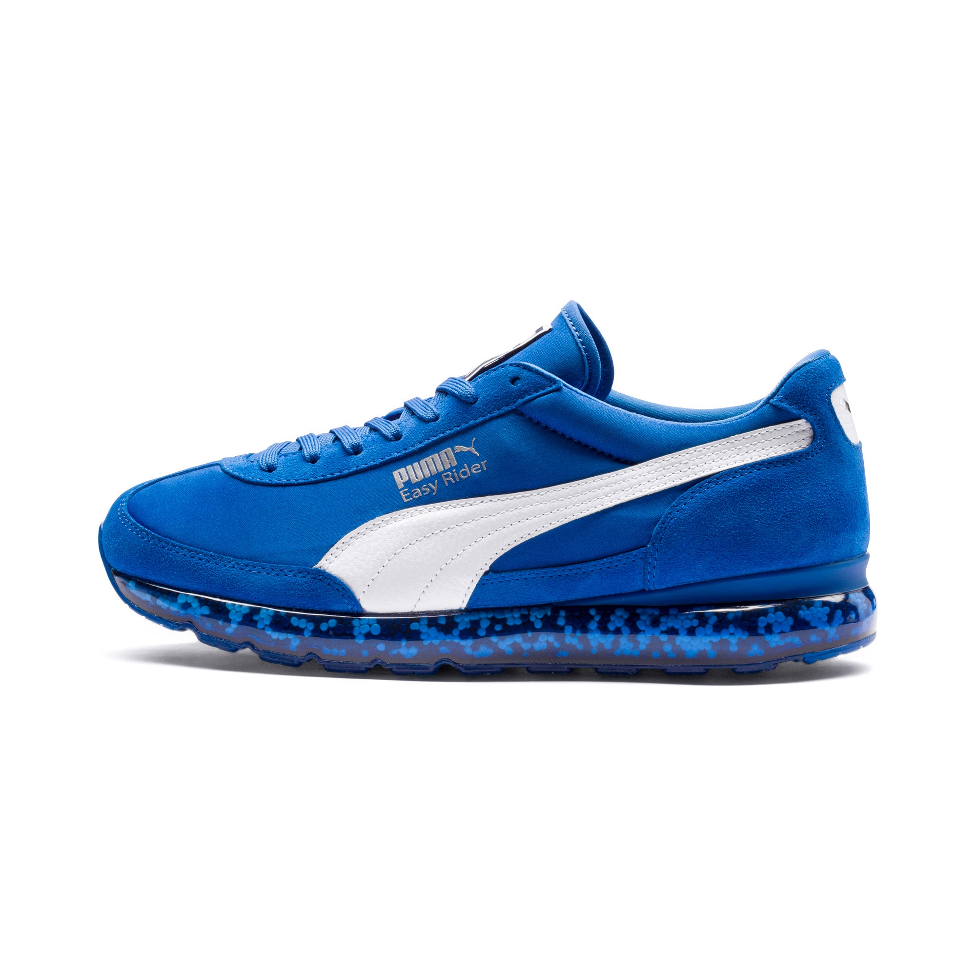 Jamming Easy Rider Running Shoes, Strong Blue-Puma White, large-SEA