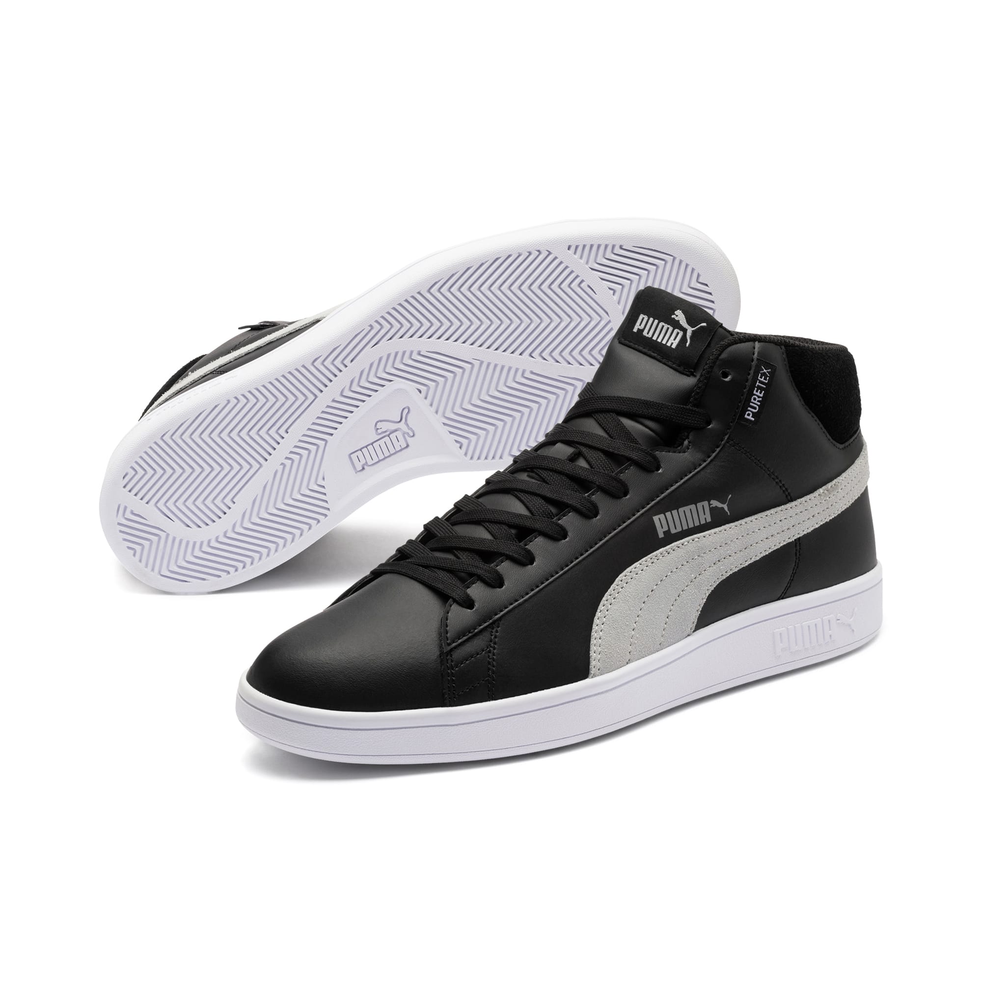 Smash v2 Mid PureTEX High Tops | Puma 