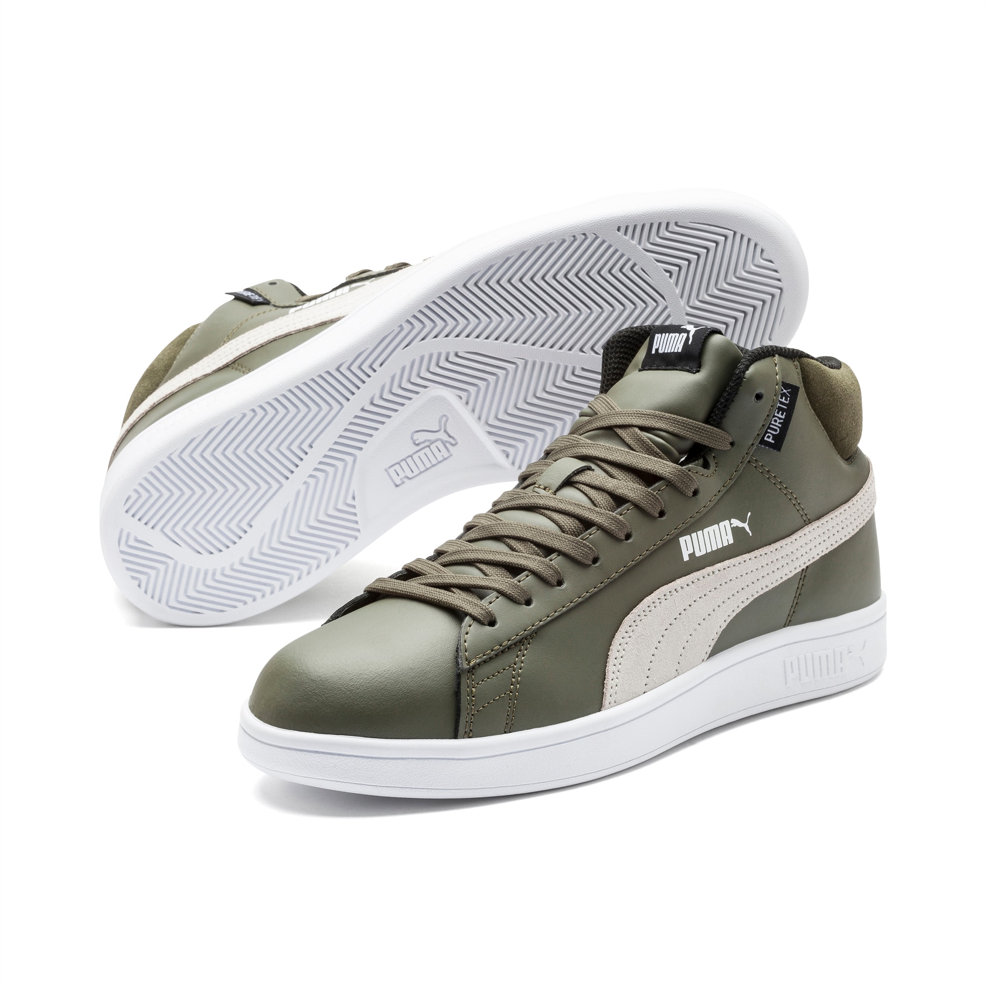 Smash v2 Mid PureTEX High Tops | PUMA Winter warmers | PUMA