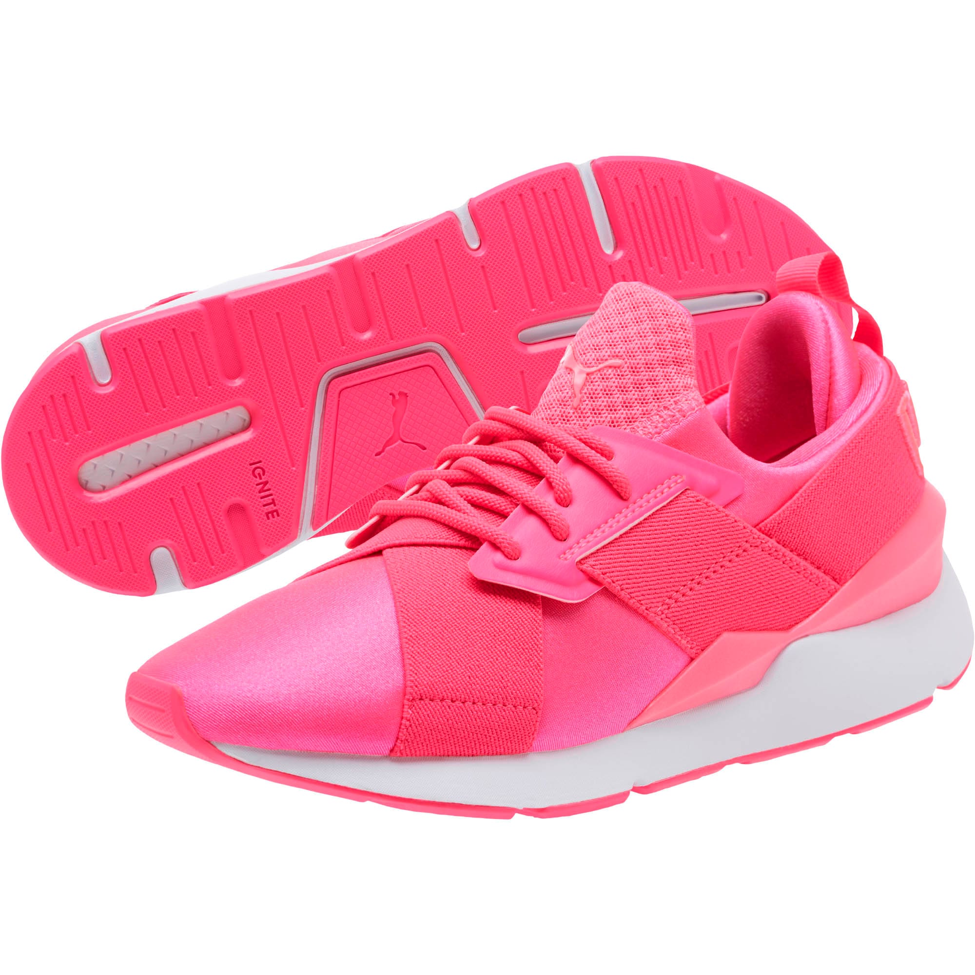 puma muse satin athletic shoe