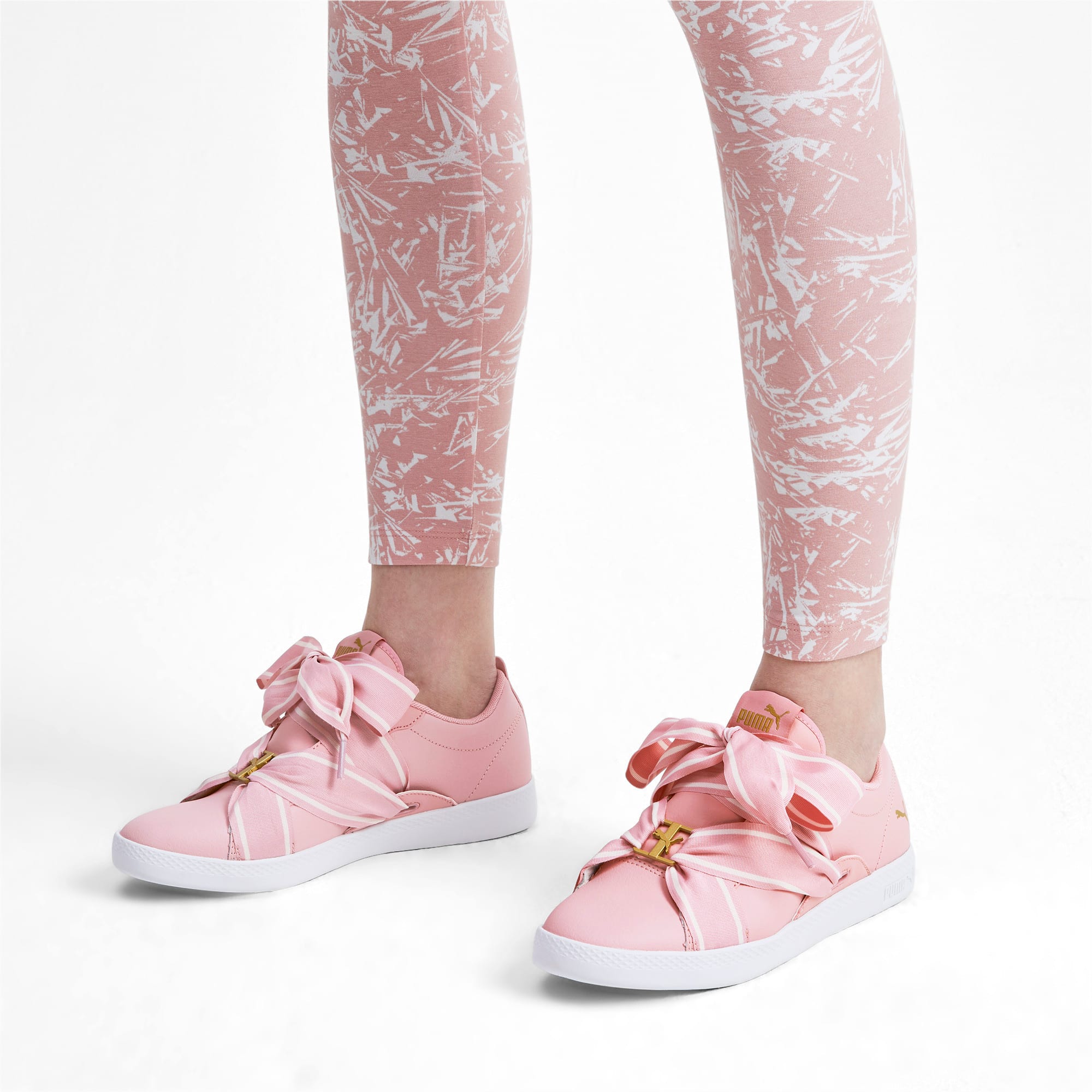 puma shoes with gold buckle