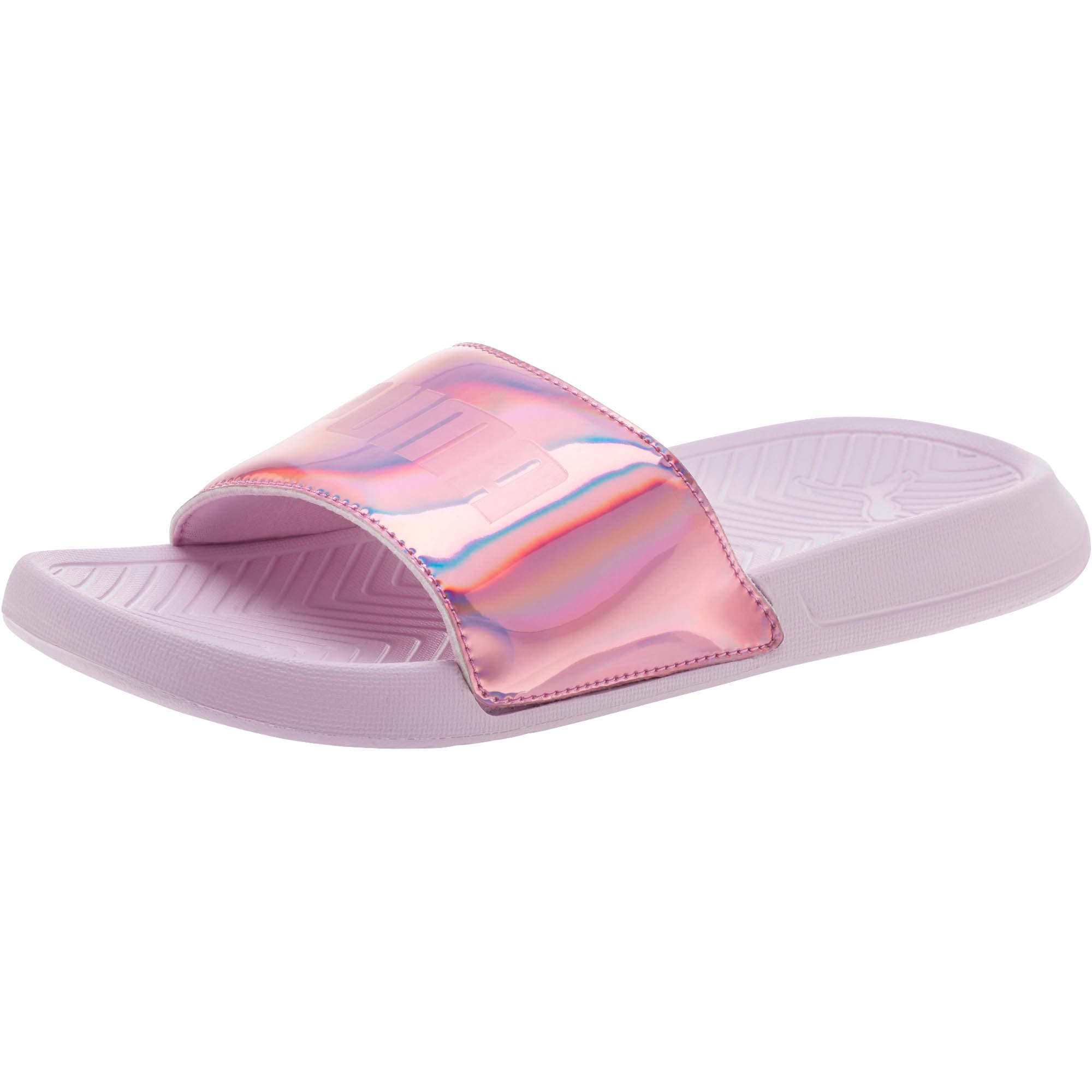 popcat chrome puma slides