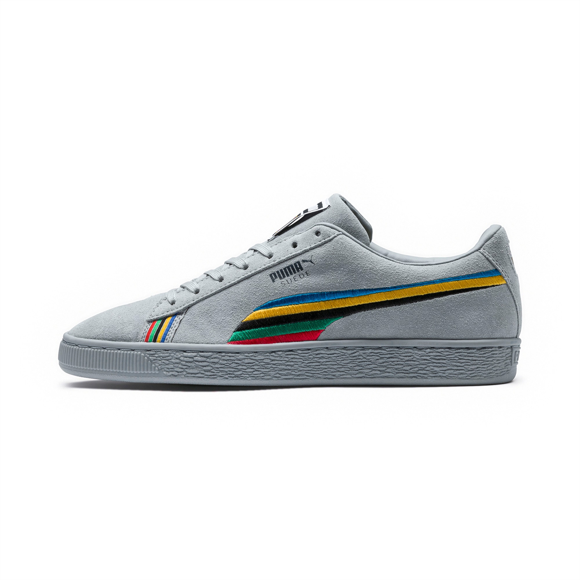 puma x power through peace australia suede sneakers