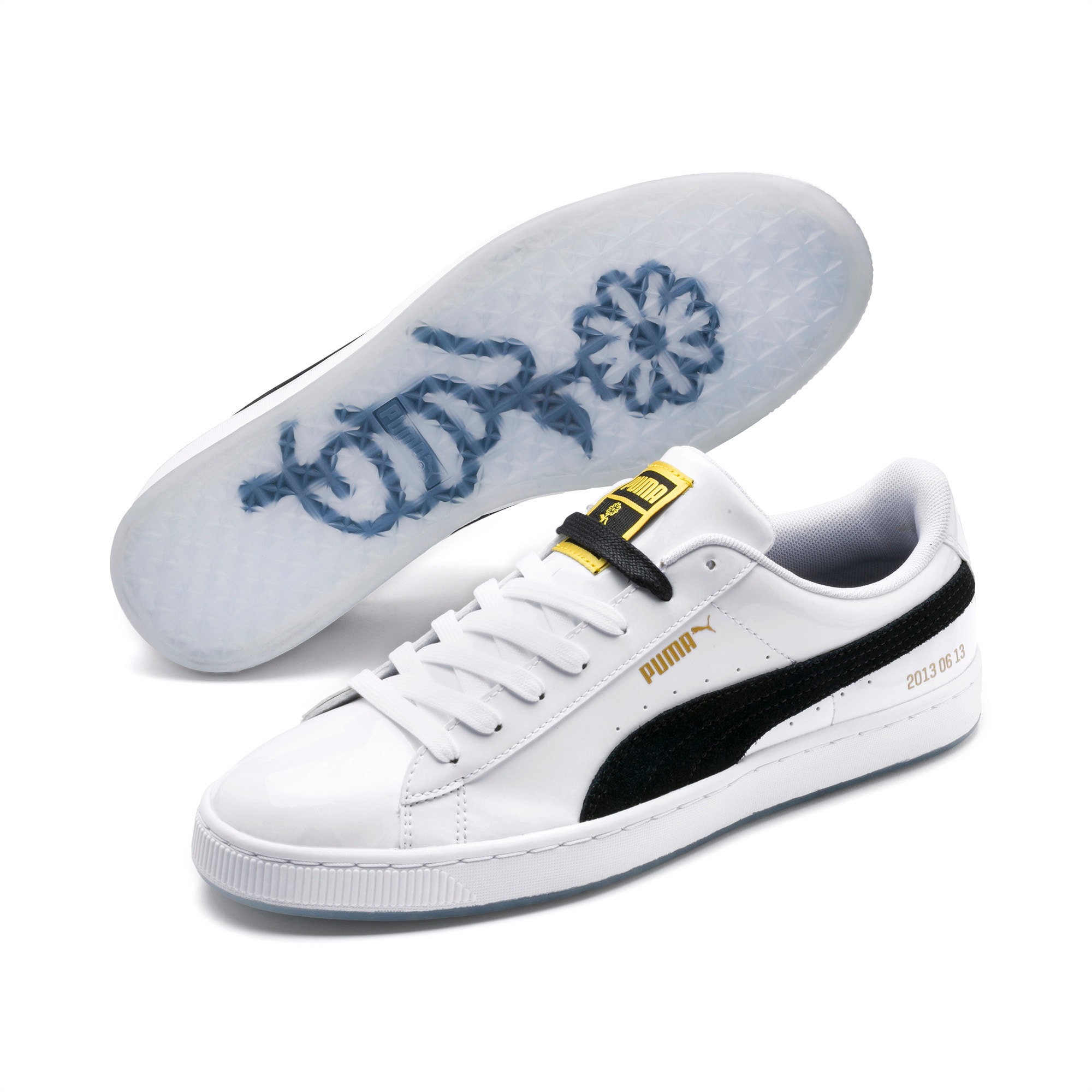 bts puma patent shoes