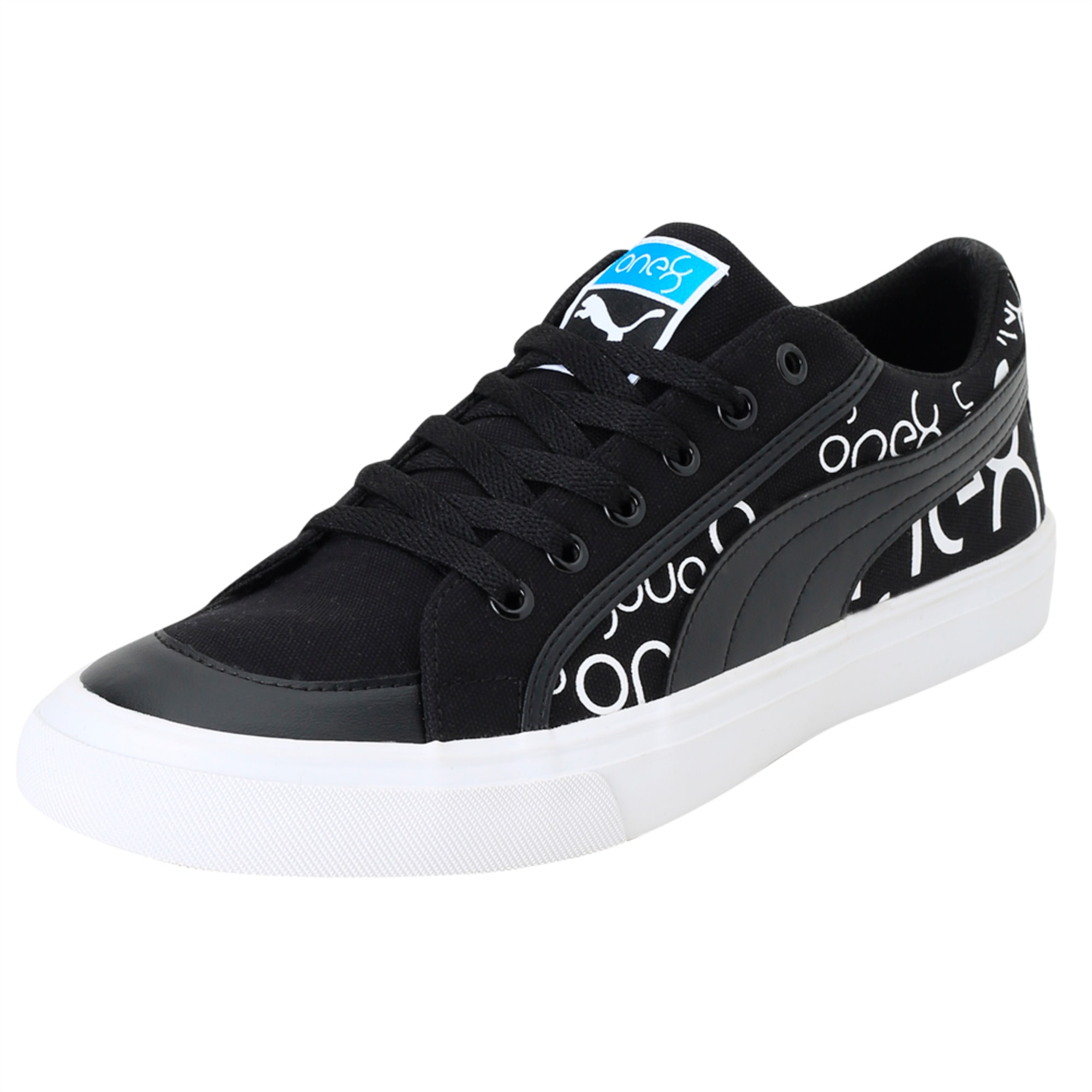 puma one8 black sneakers