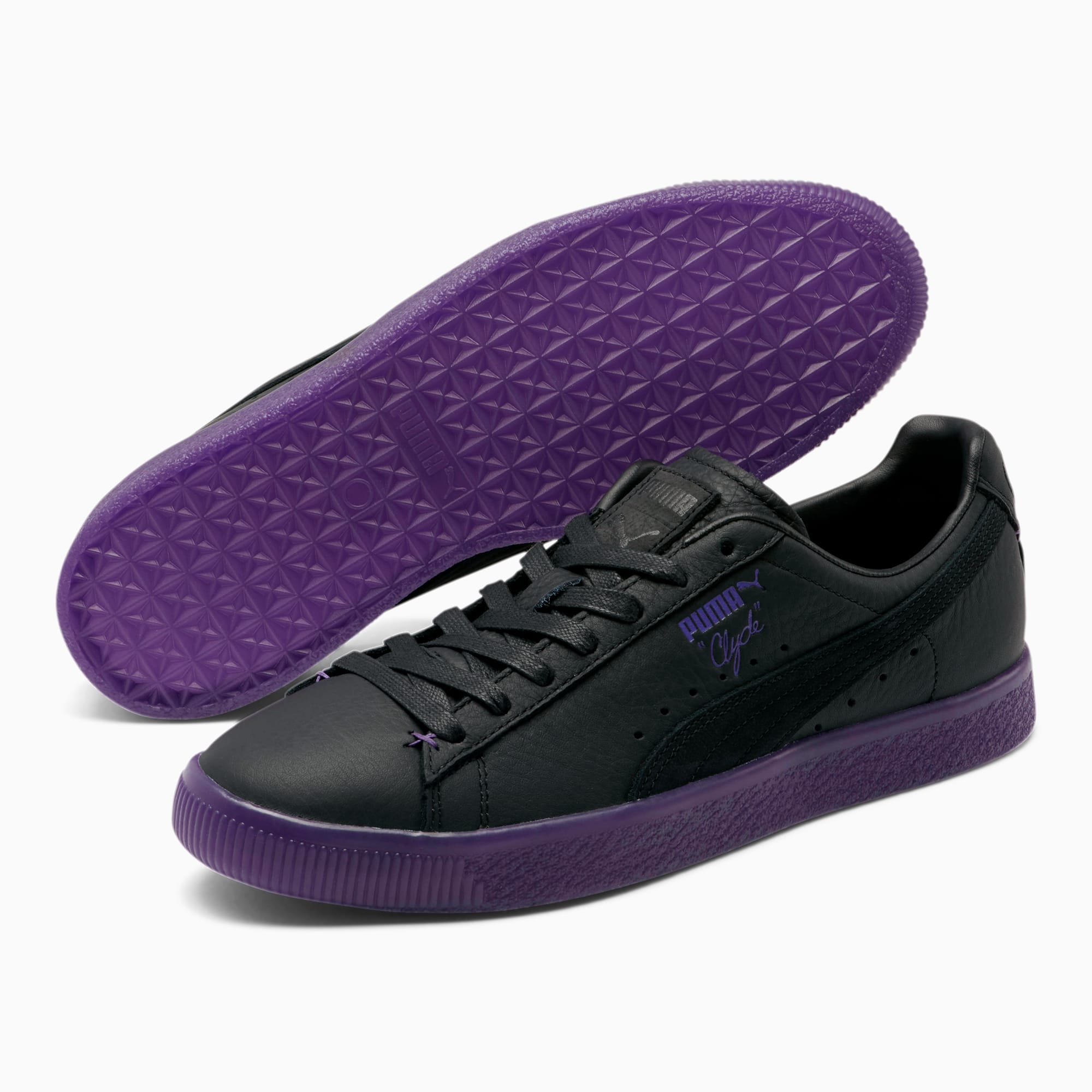 puma clyde purple