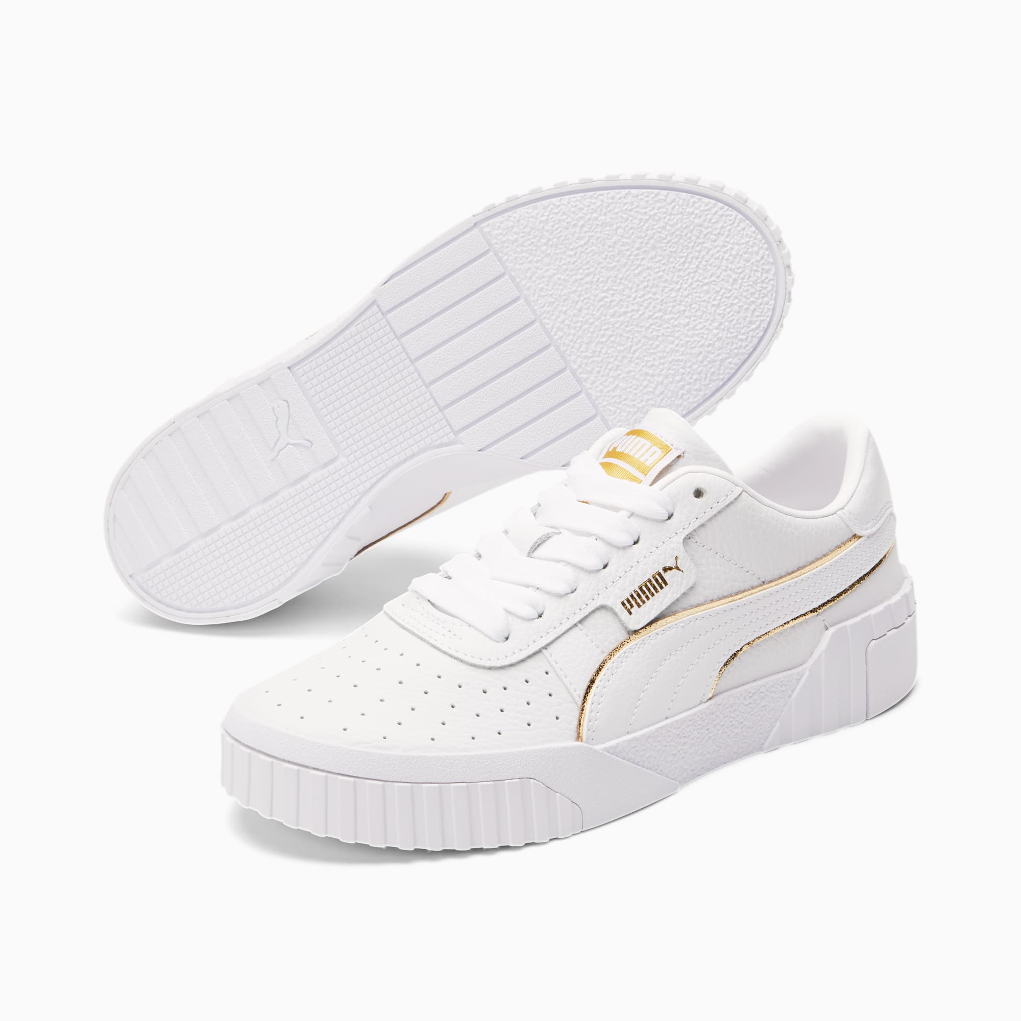 White pumas online with gold