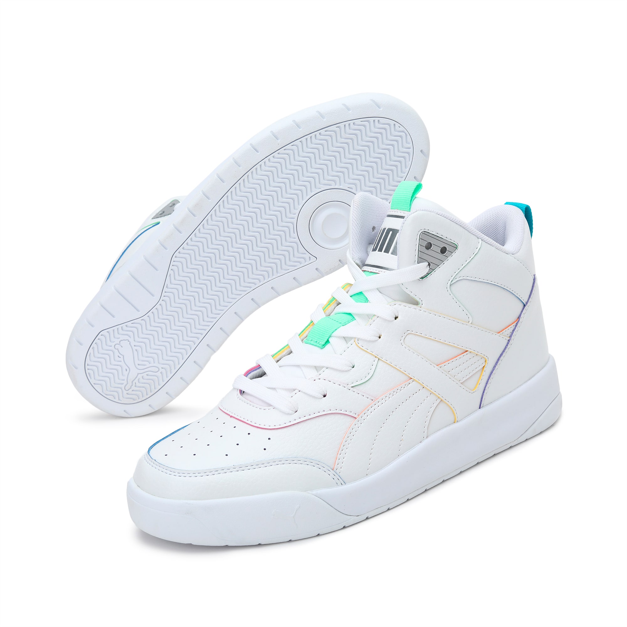 Cali backcourt mid rainbow sneakers Clearance