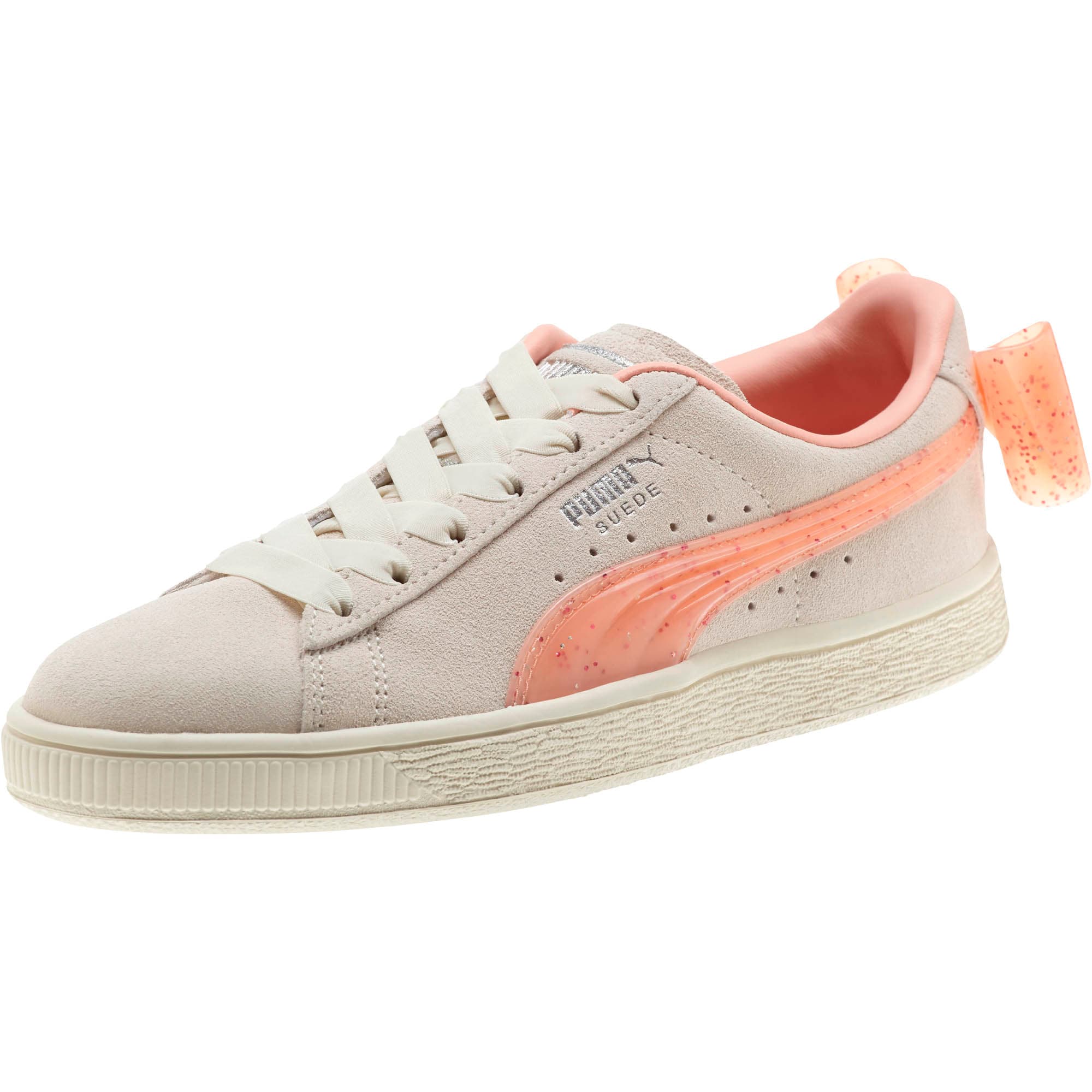 puma suede bow sneakers