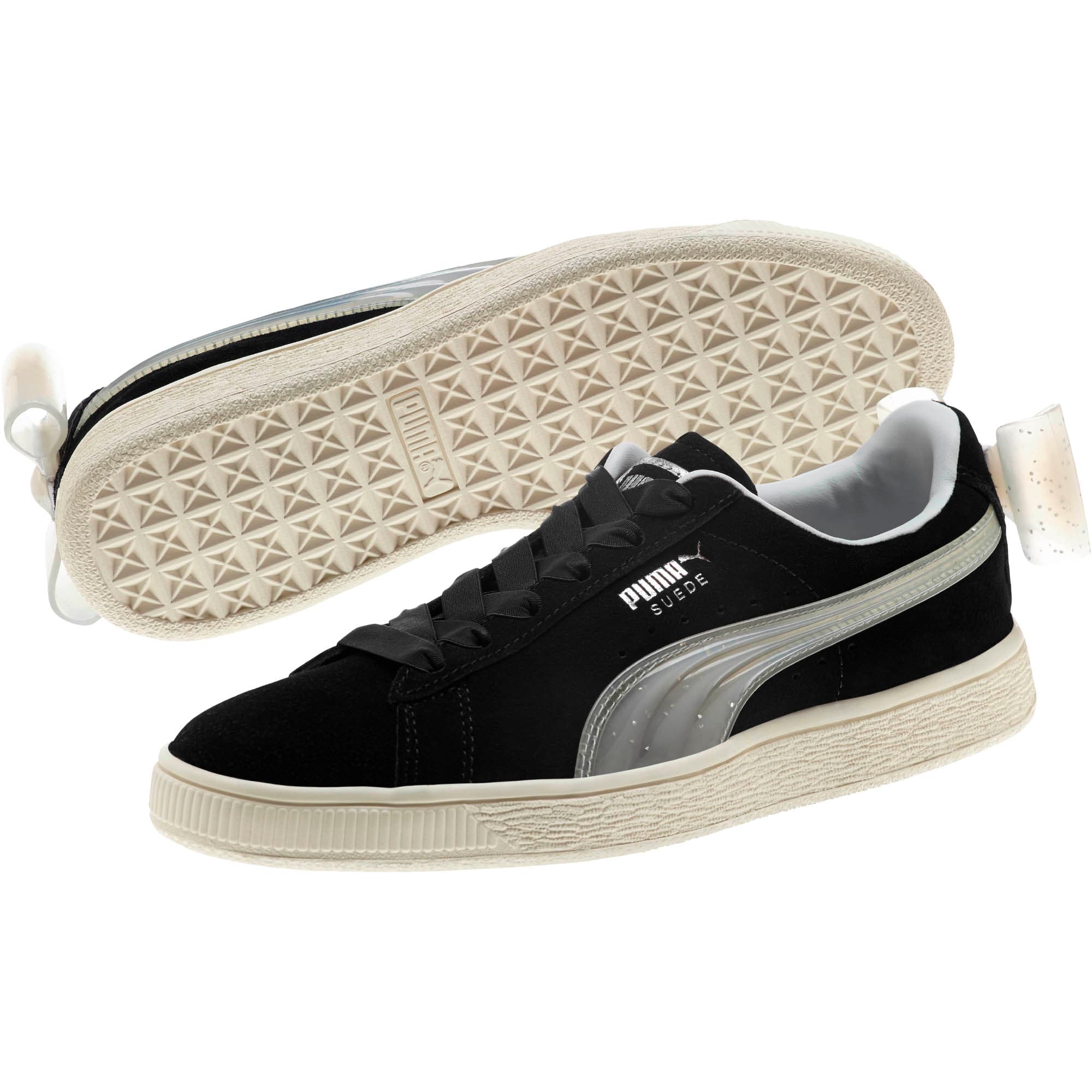 Puma suede bow jelly