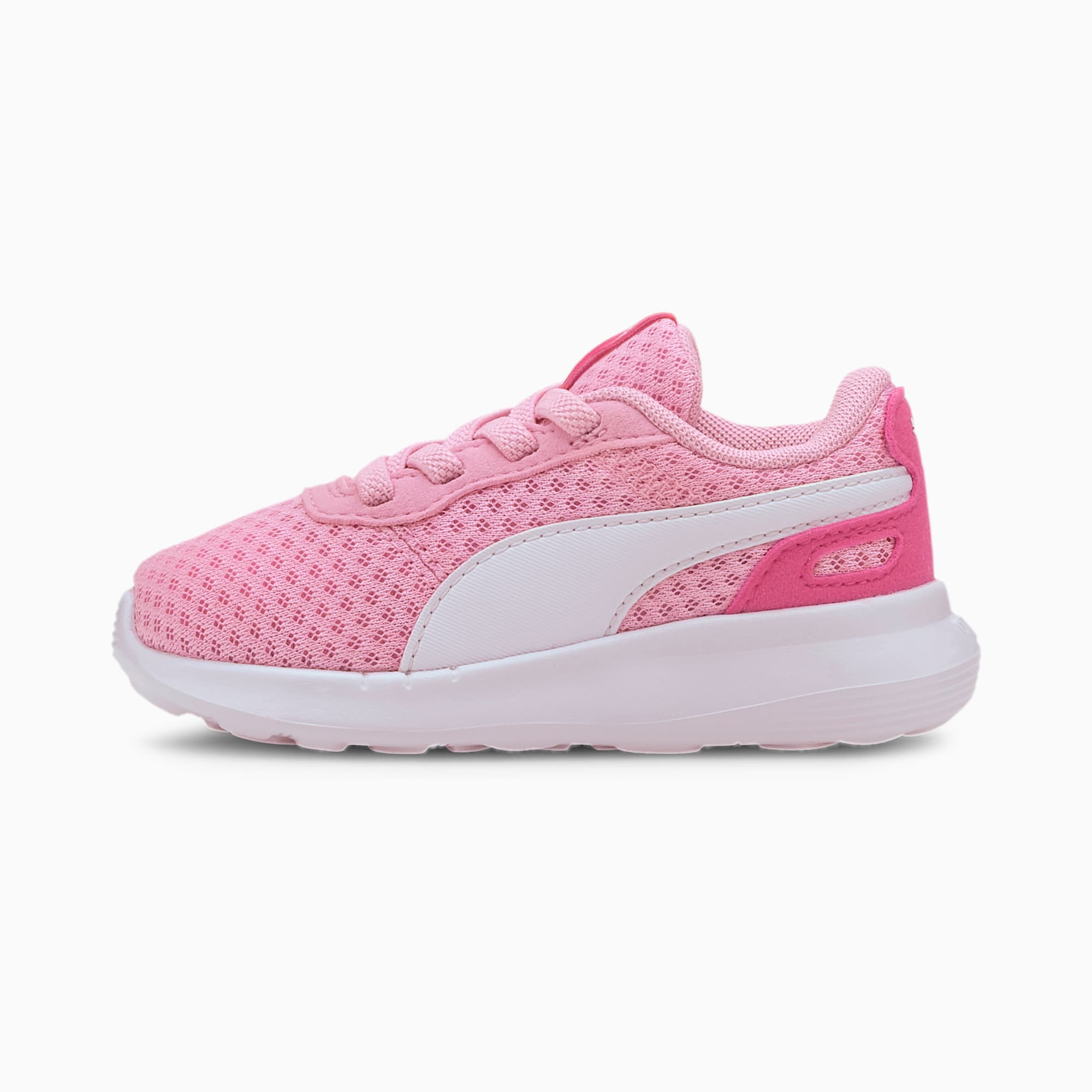 ST Activate Babies' Trainers, Pale Pink-Puma White-Glowing Pink, large-SEA