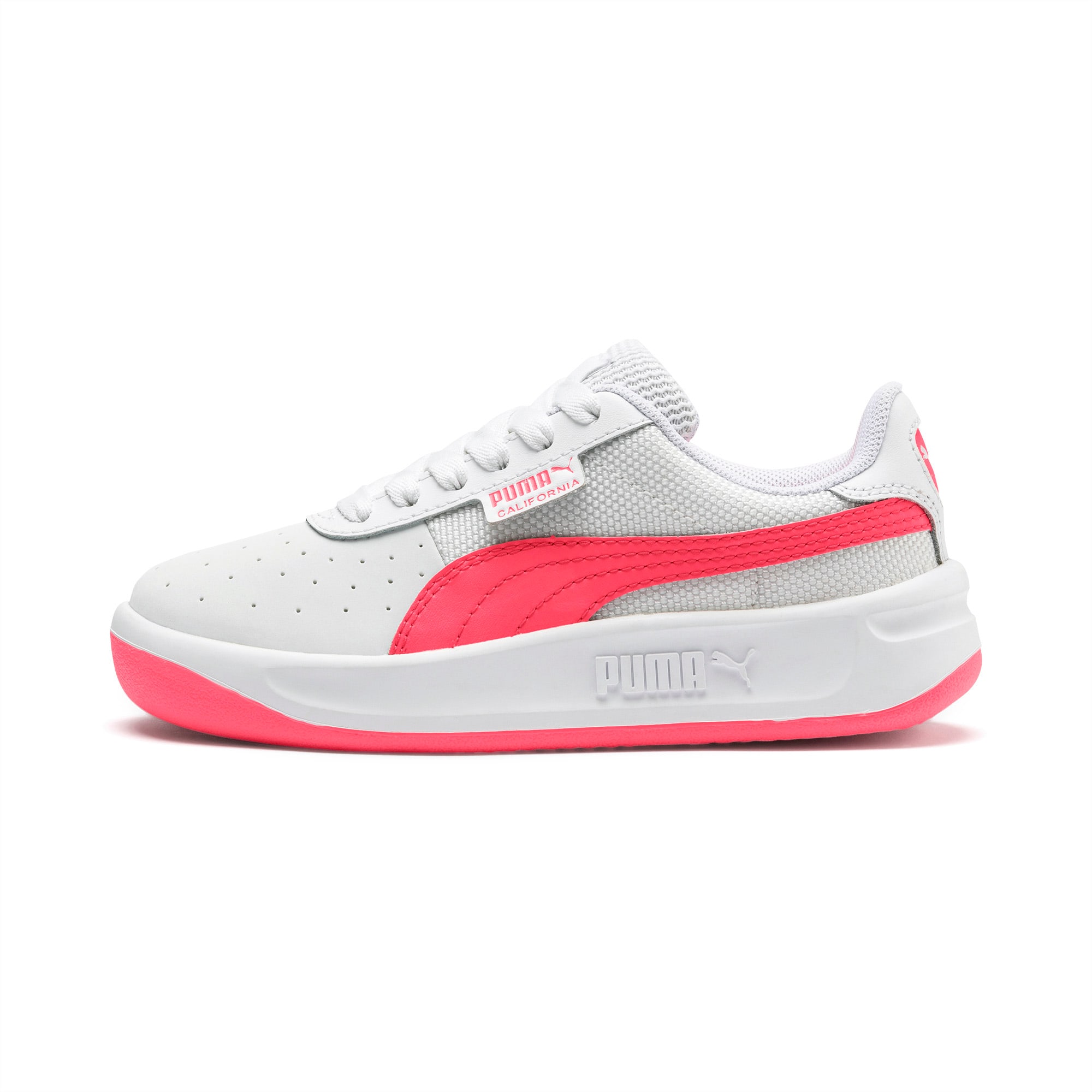 kids white puma shoes