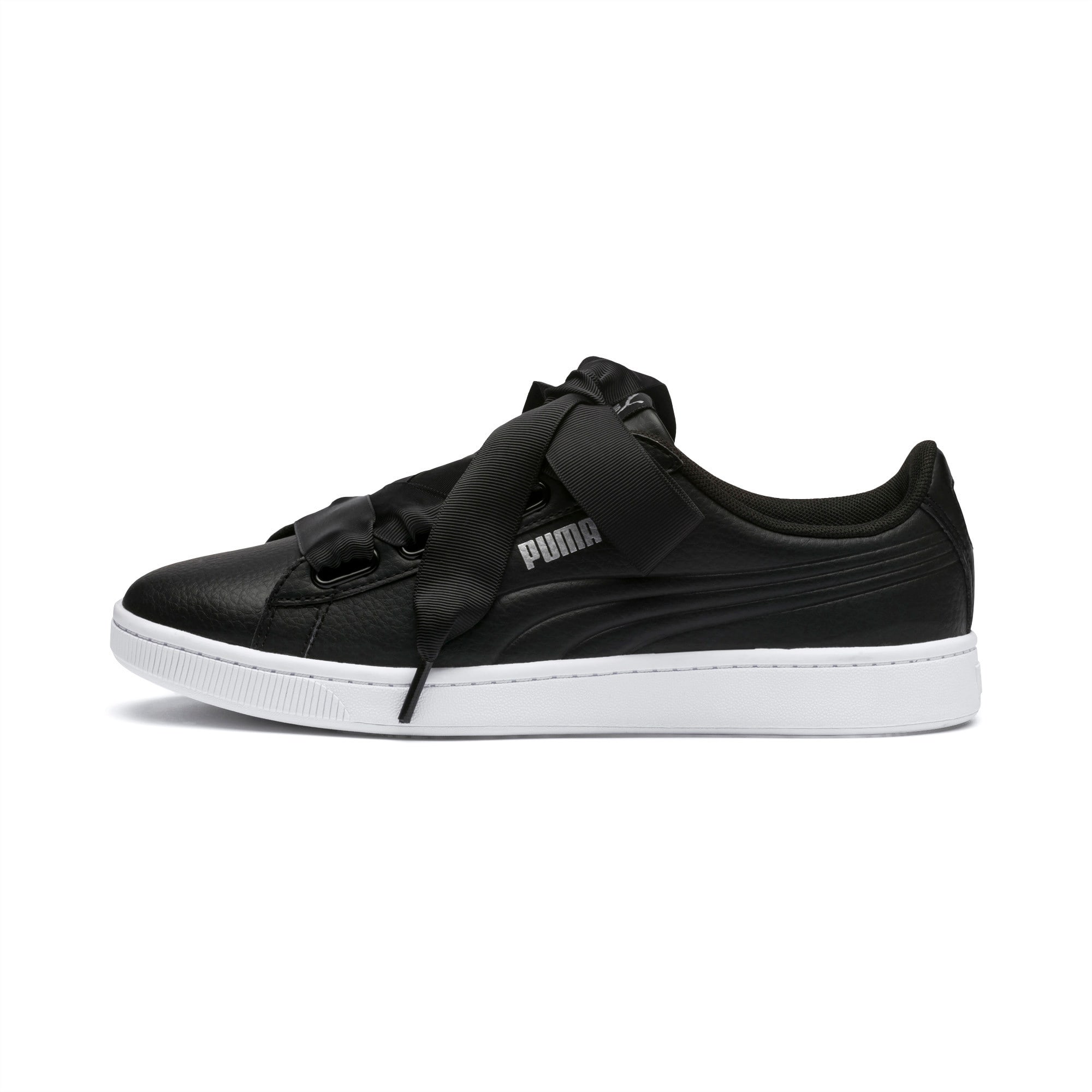 PUMA Vikky v2 Ribbon Core Women's Shoes | Black-Puma Silver-White | PUMA  Sneakers | PUMA