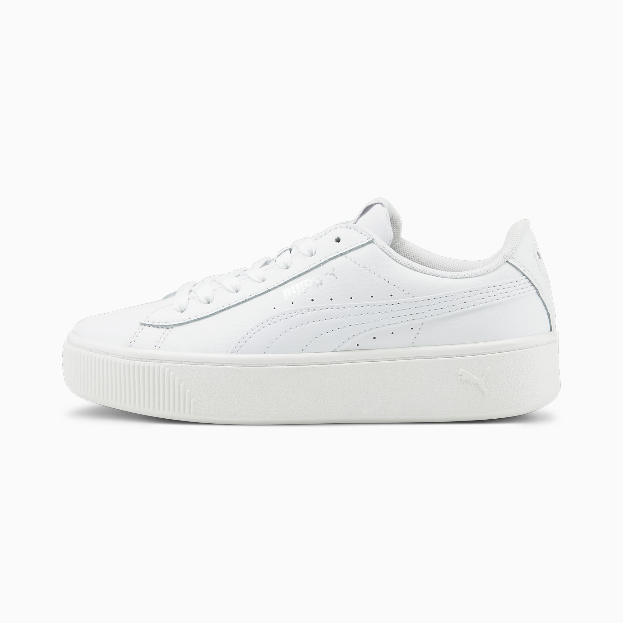 puma vikky platform sneaker white