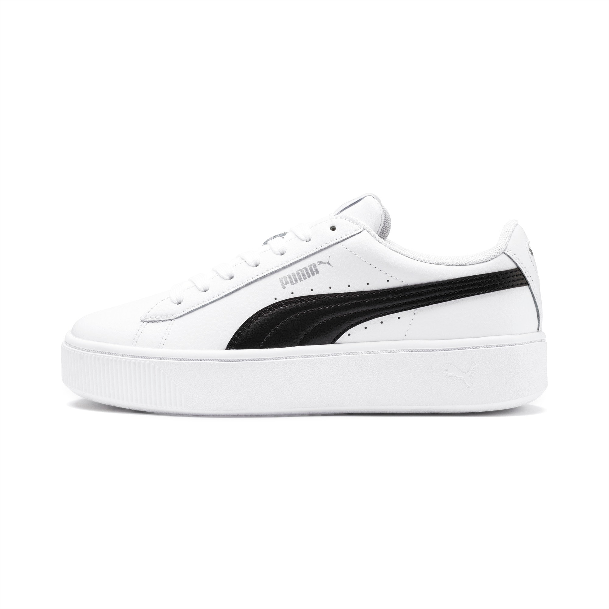 puma black and white shoes womens