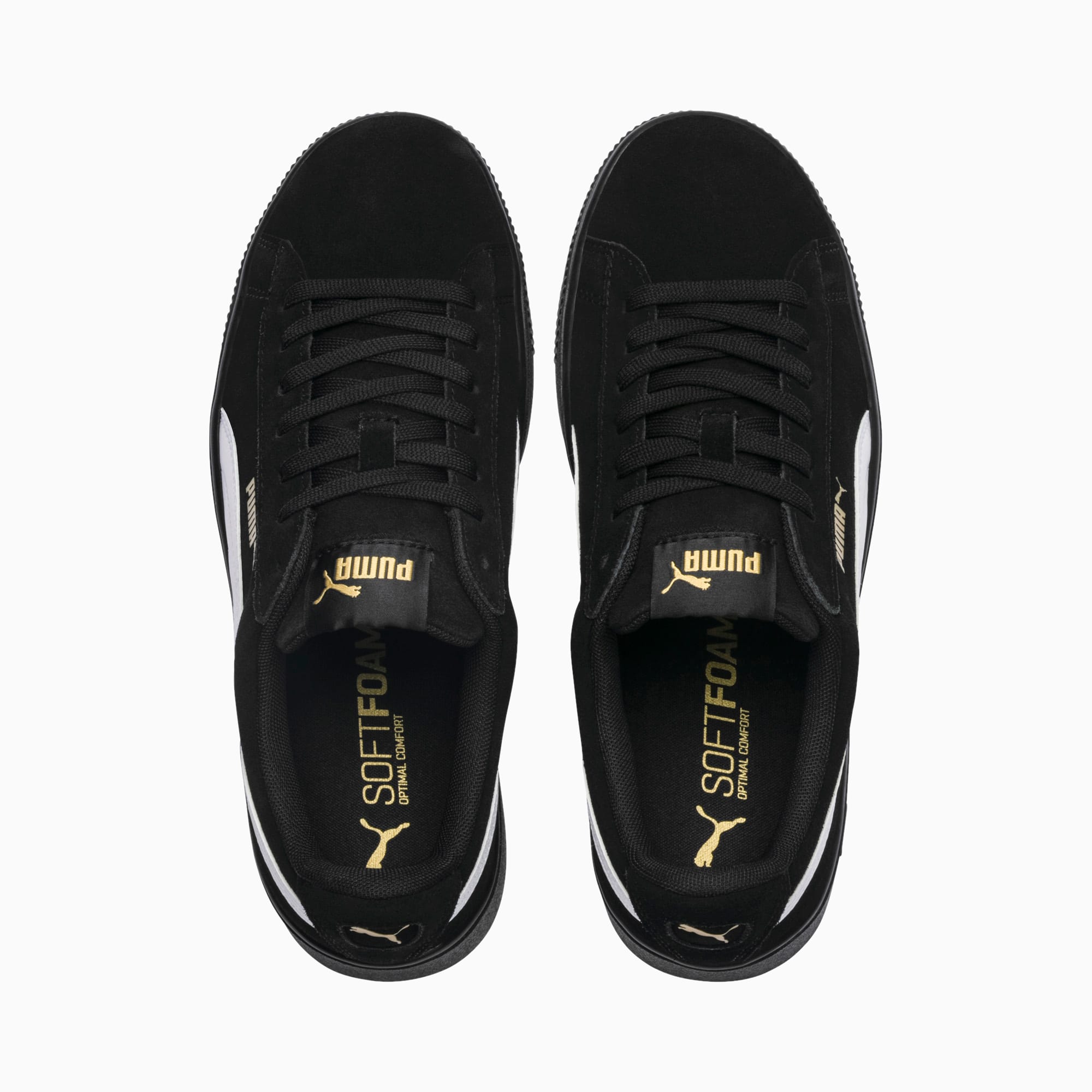 puma soft foam white sneakers