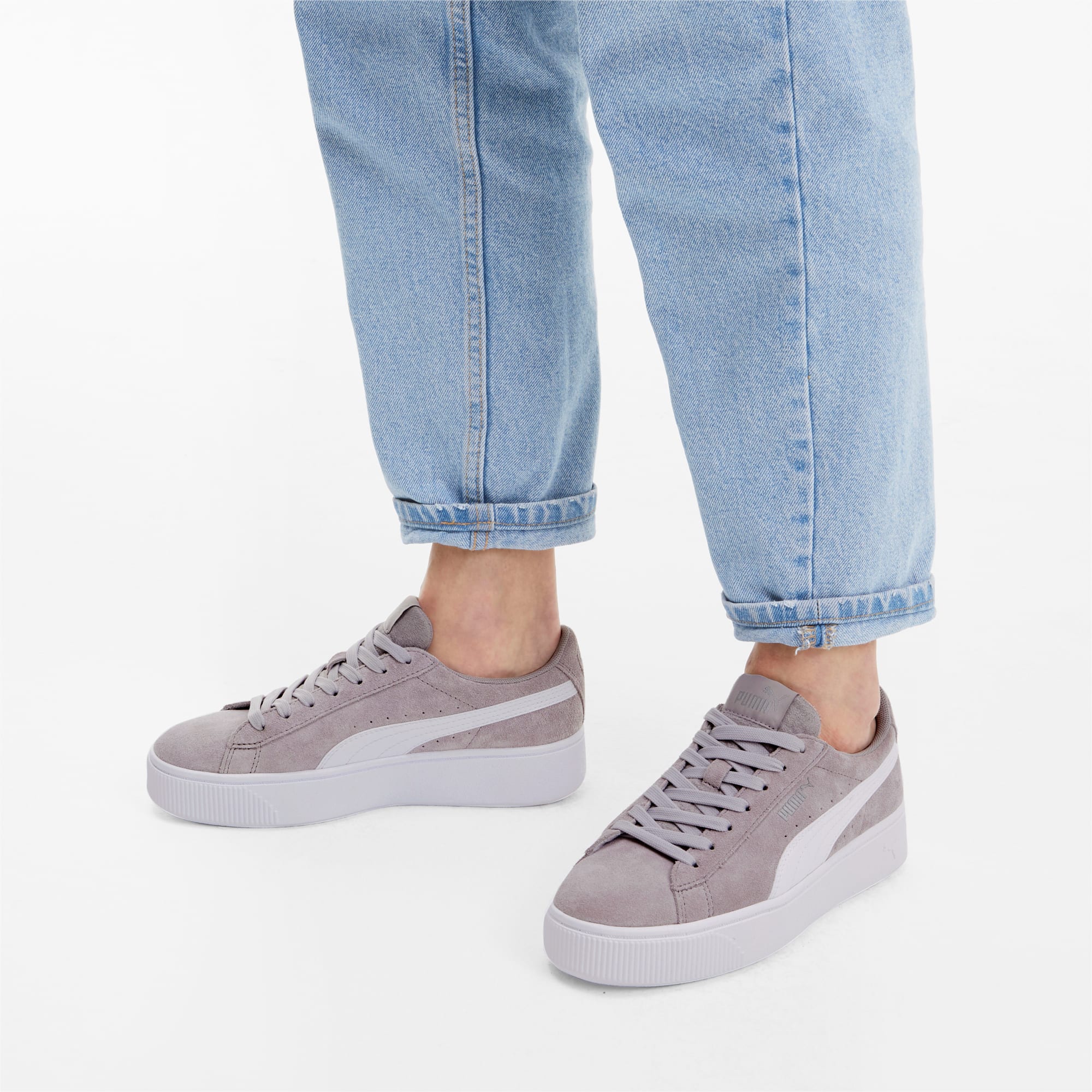 Zapatillas Puma Vikky Stacked Plataforma - Lifestyle Mujer