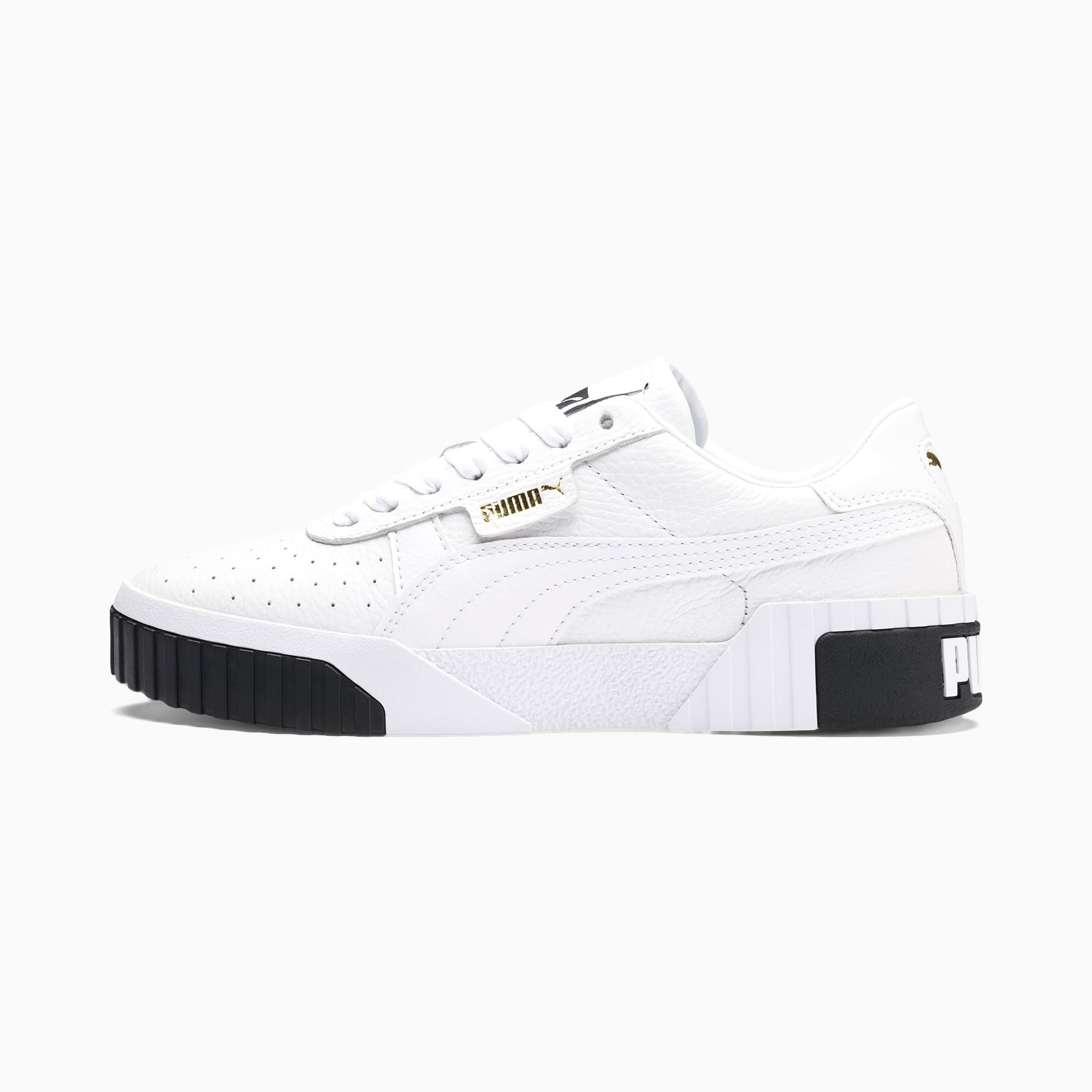 cali women's sneakers puma white