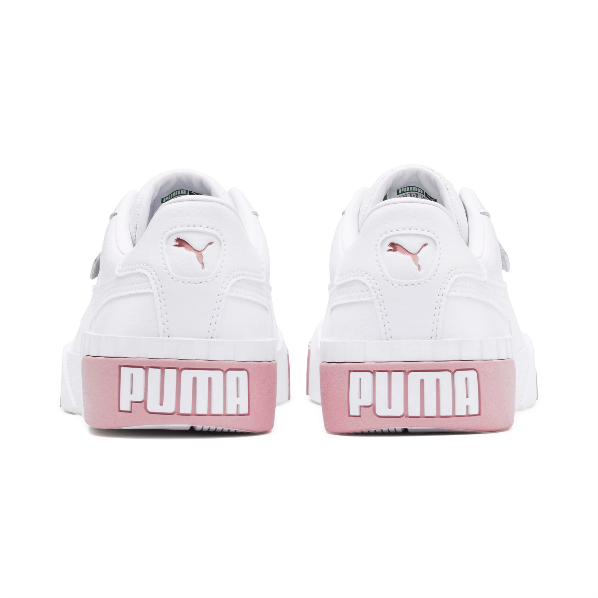 white pink and gold pumas