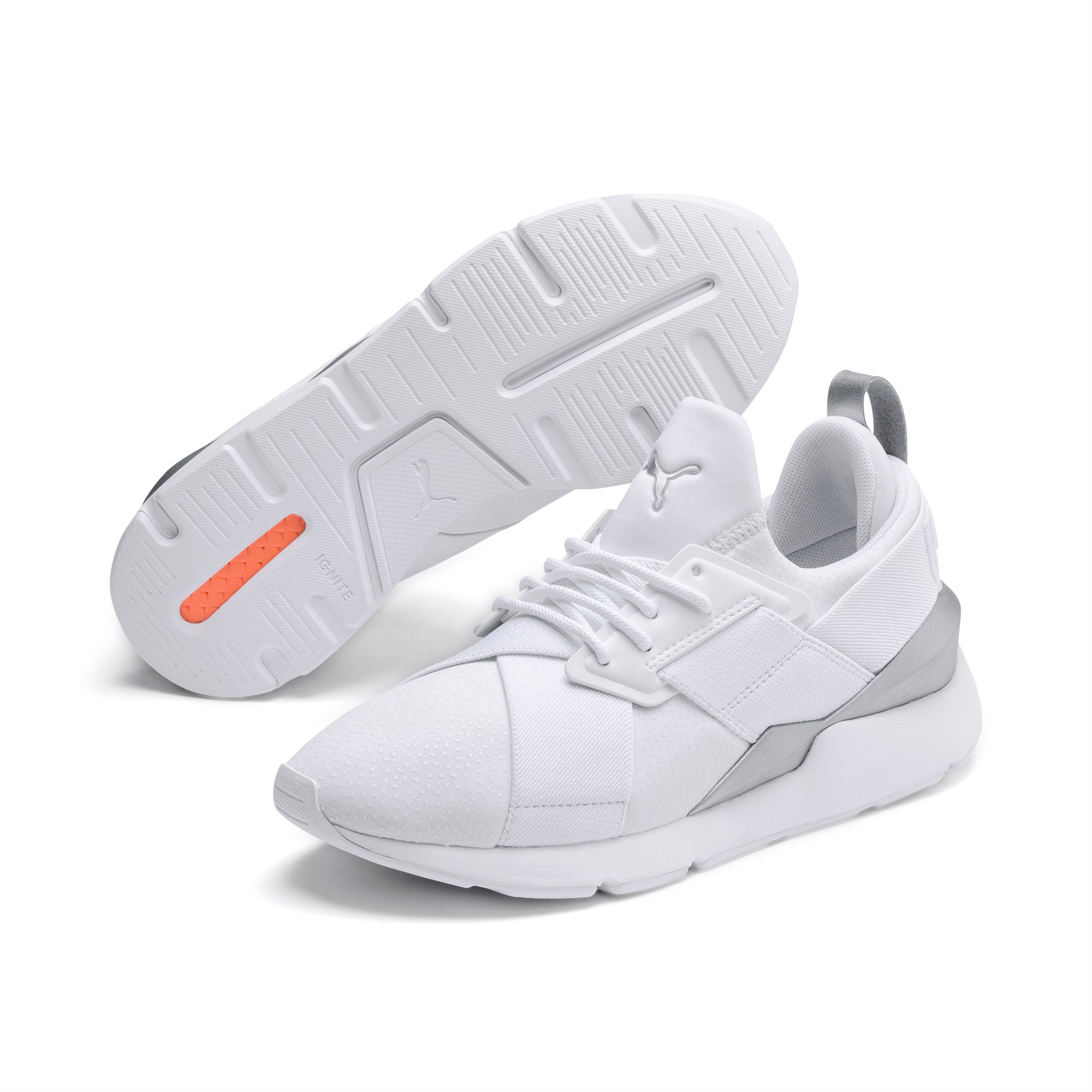 puma muse white