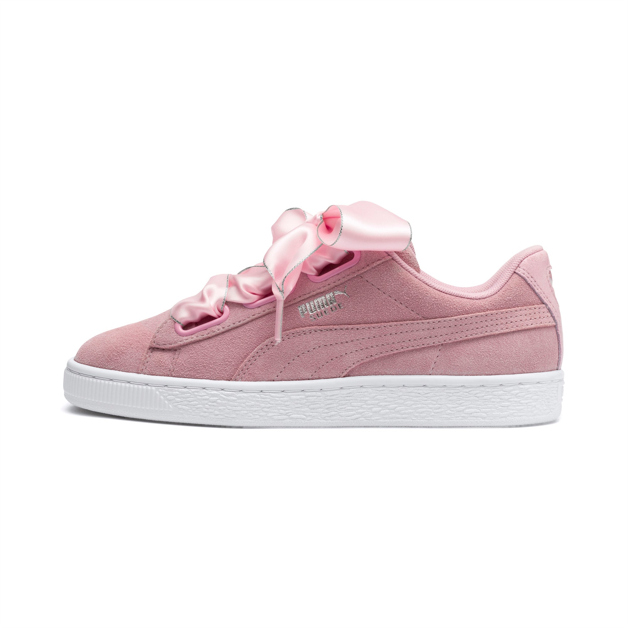 Puma suede heart blancas store