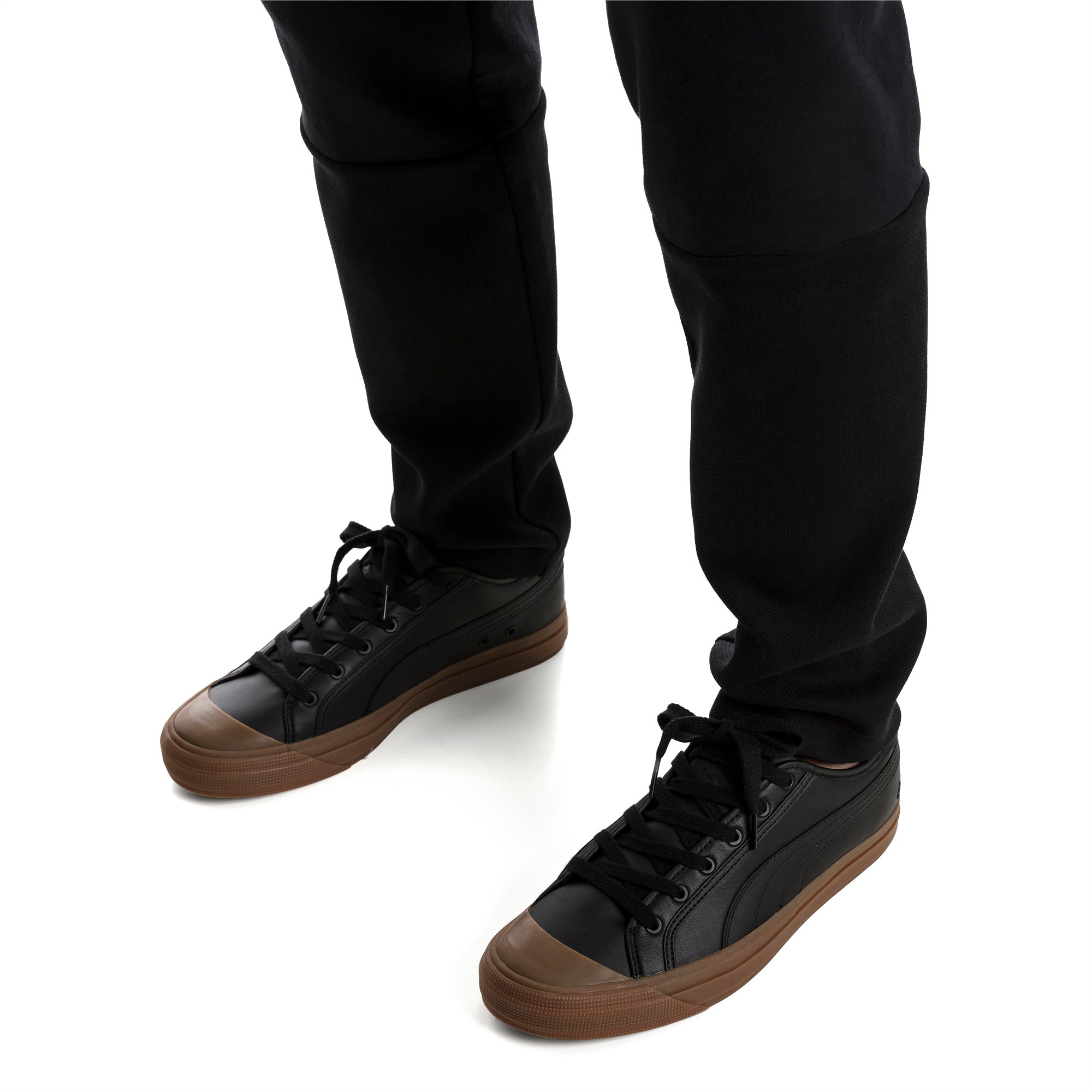 Capri Leather Shoes | Puma Black-Gum 