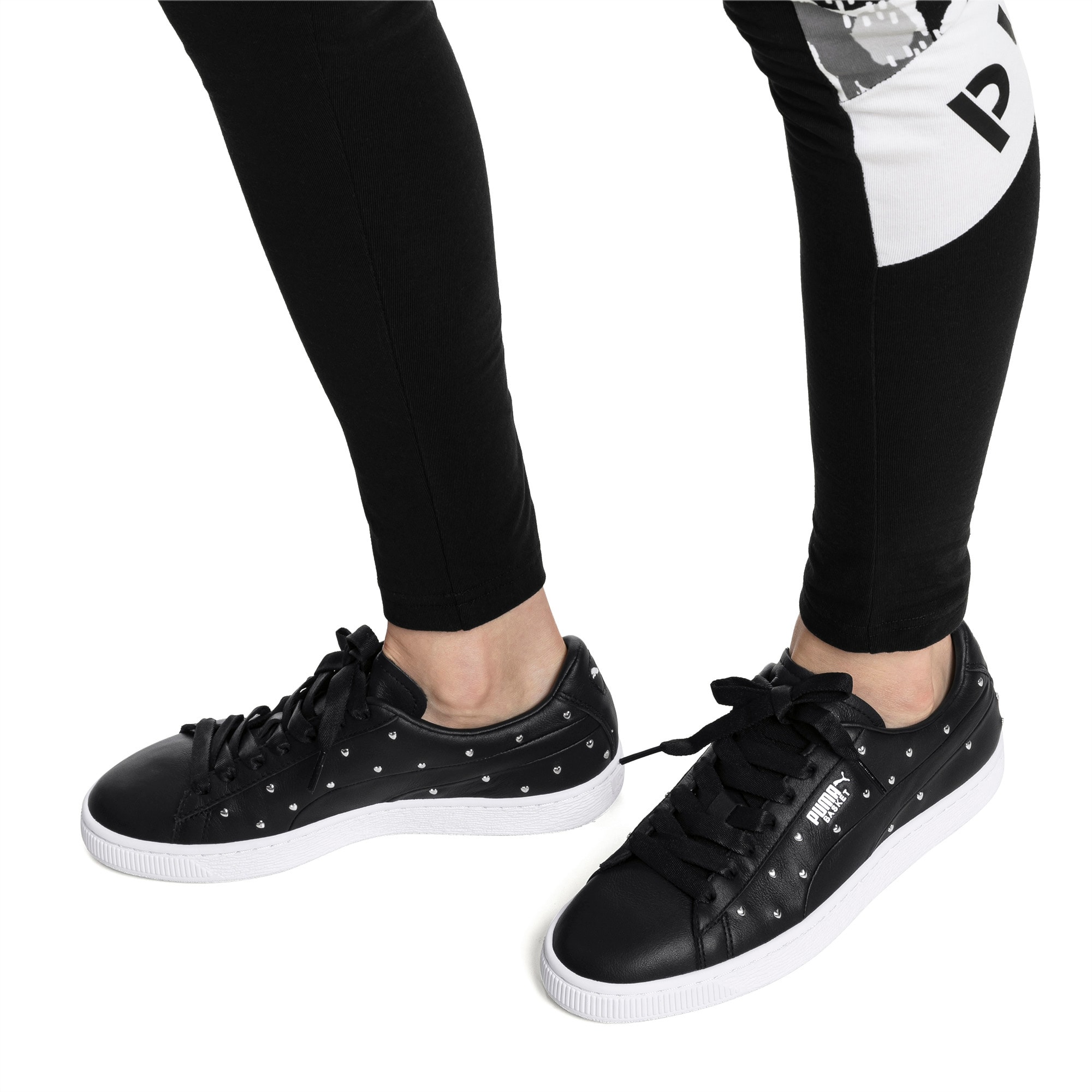 puma basket studs women's sneakers