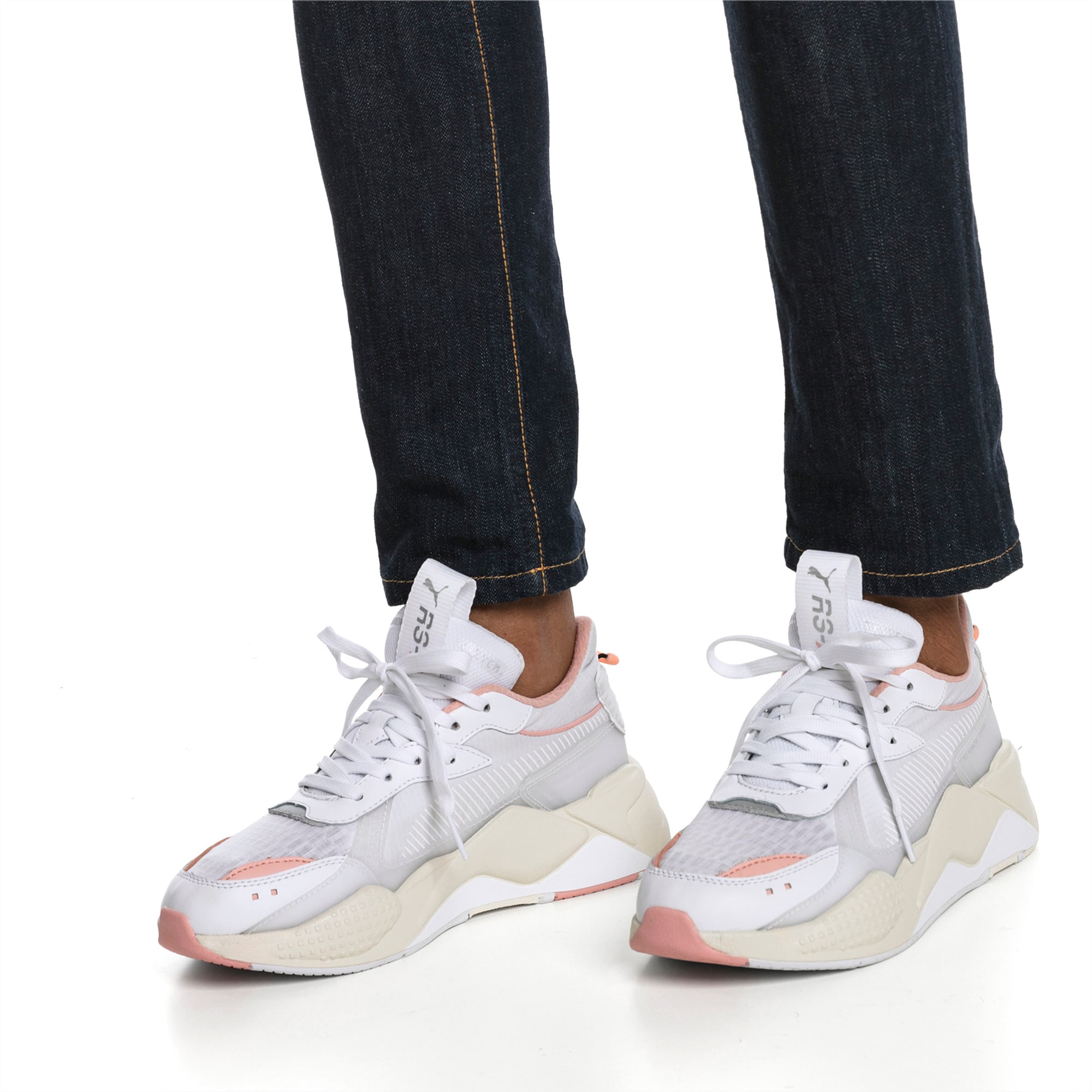 puma rs x white peach bud