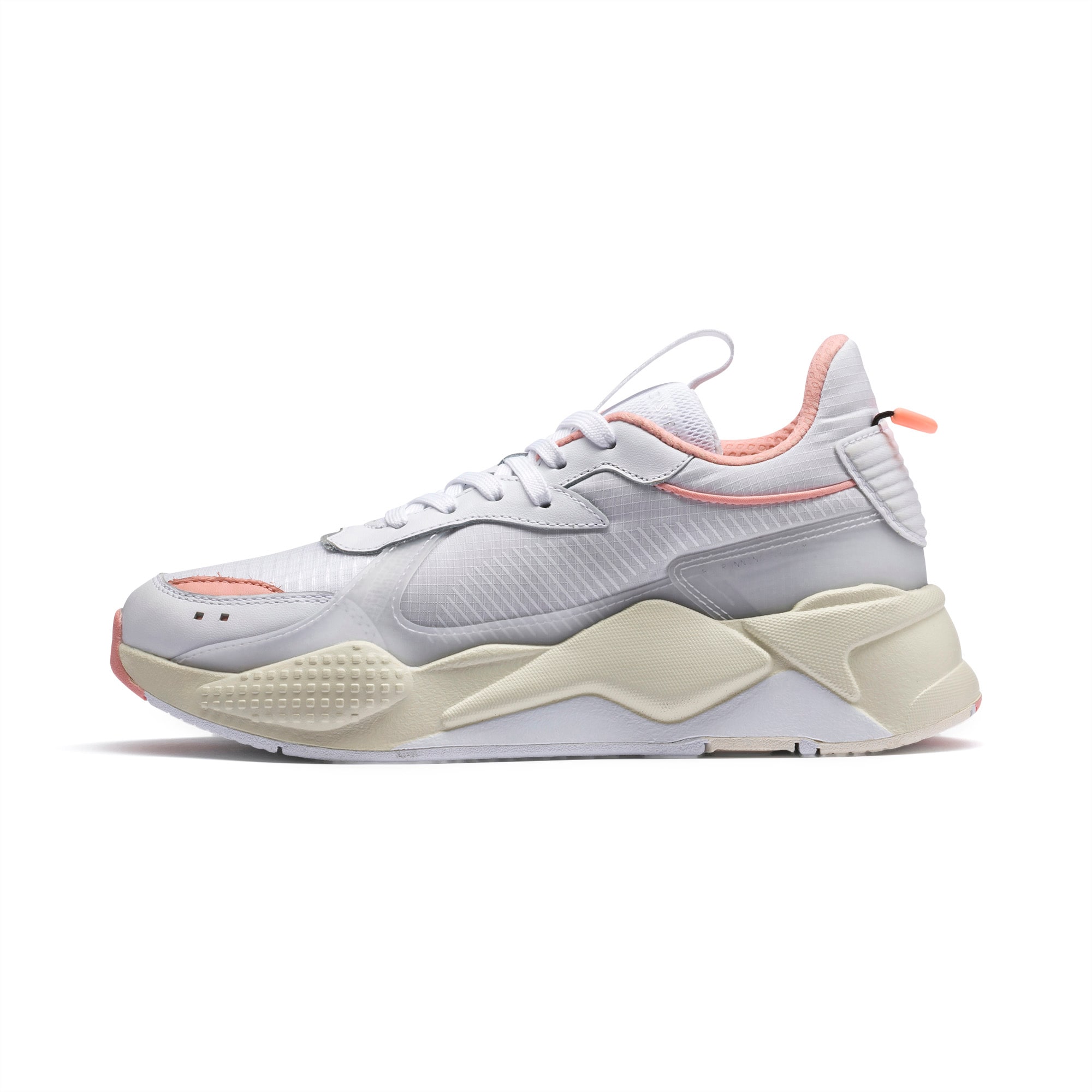 RS-X TECH Trainers | Puma White-Peach 