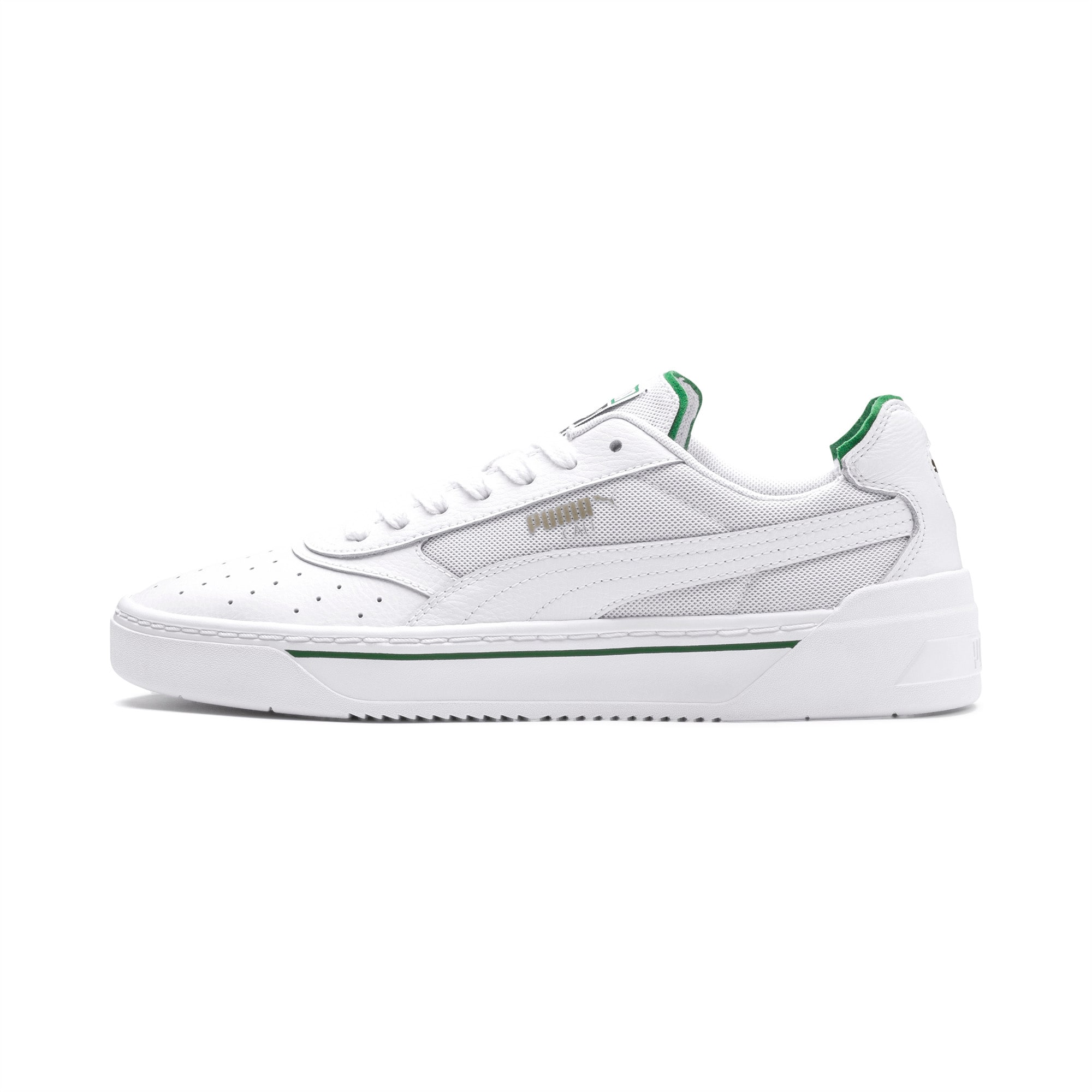 puma cali white green