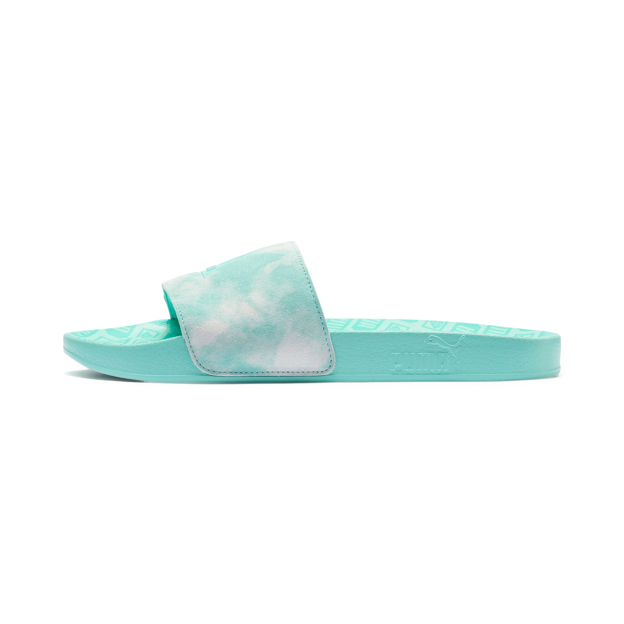 teal puma slides