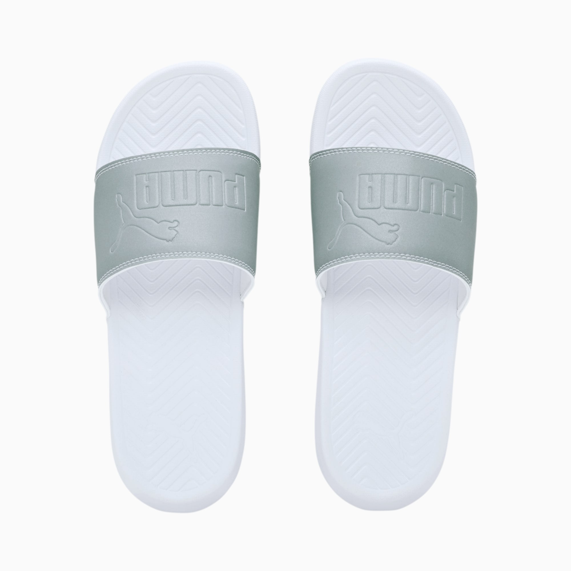 teal puma slides