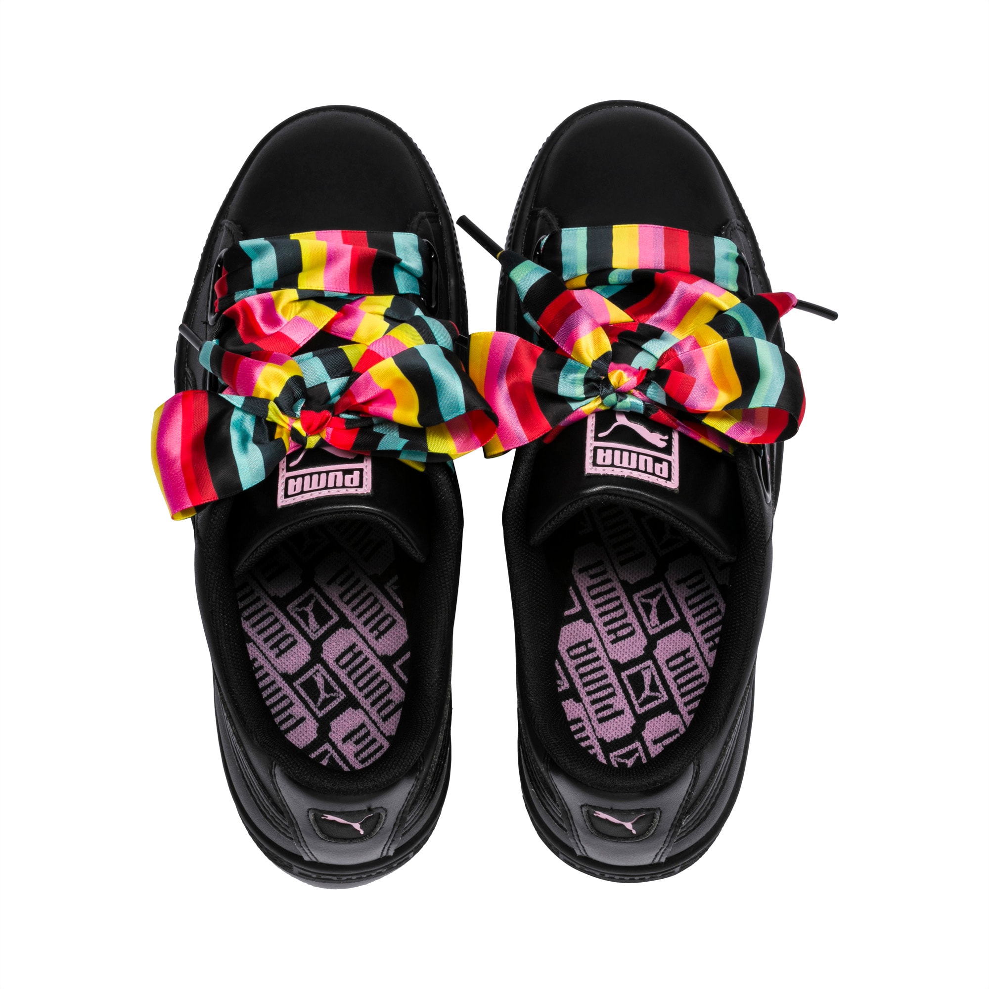 Puma basket online heart negras
