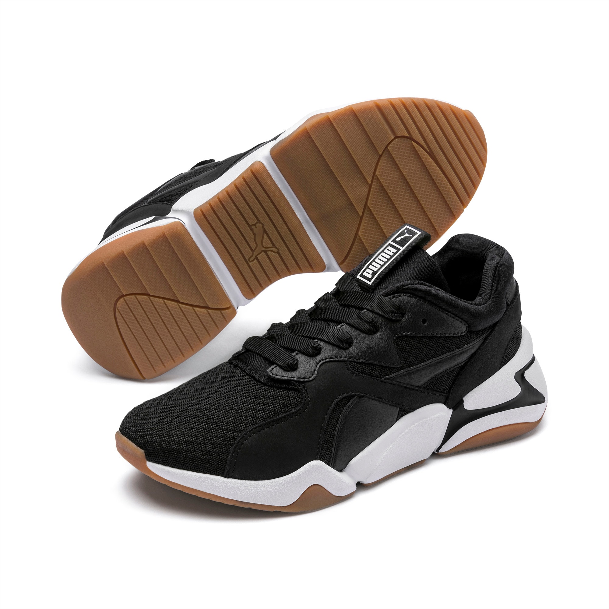 puma nova mesh trainers