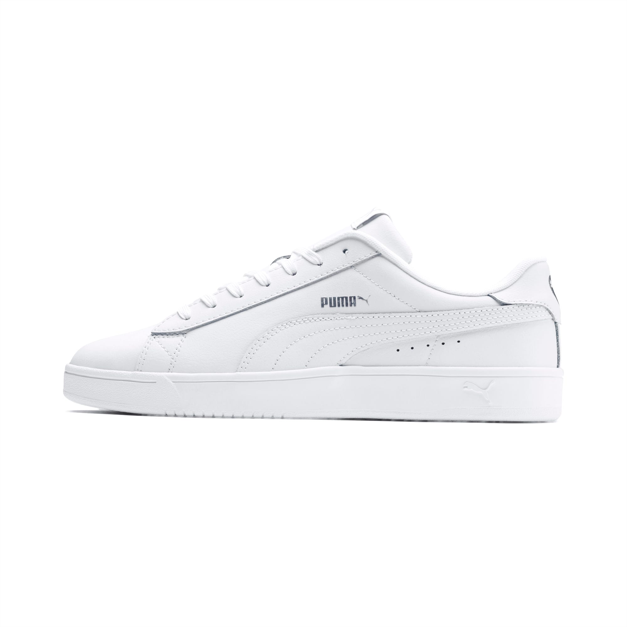 puma court breaker white sneakers