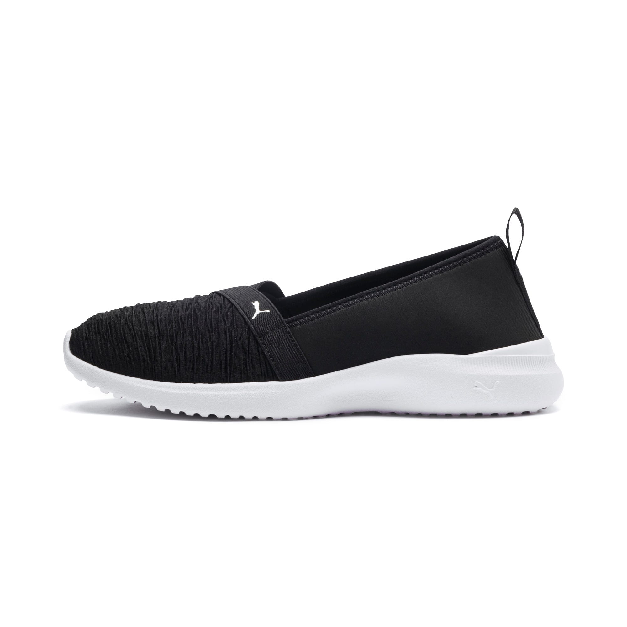 puma black slip on