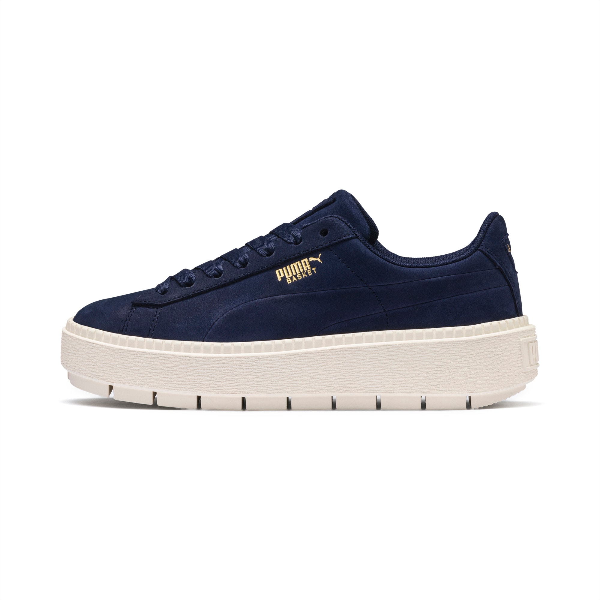 puma platform trace suede