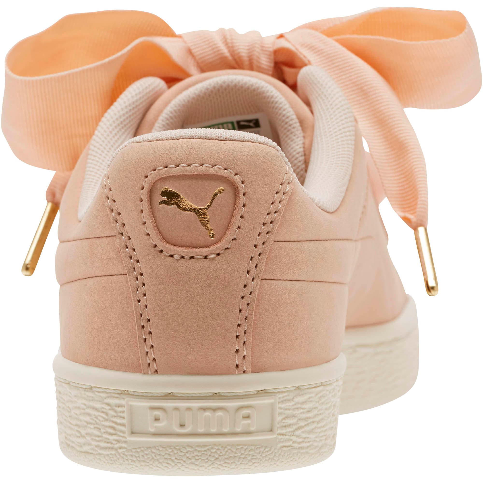 Puma Basket Heart, zapatillas Blanco Charol, 63294