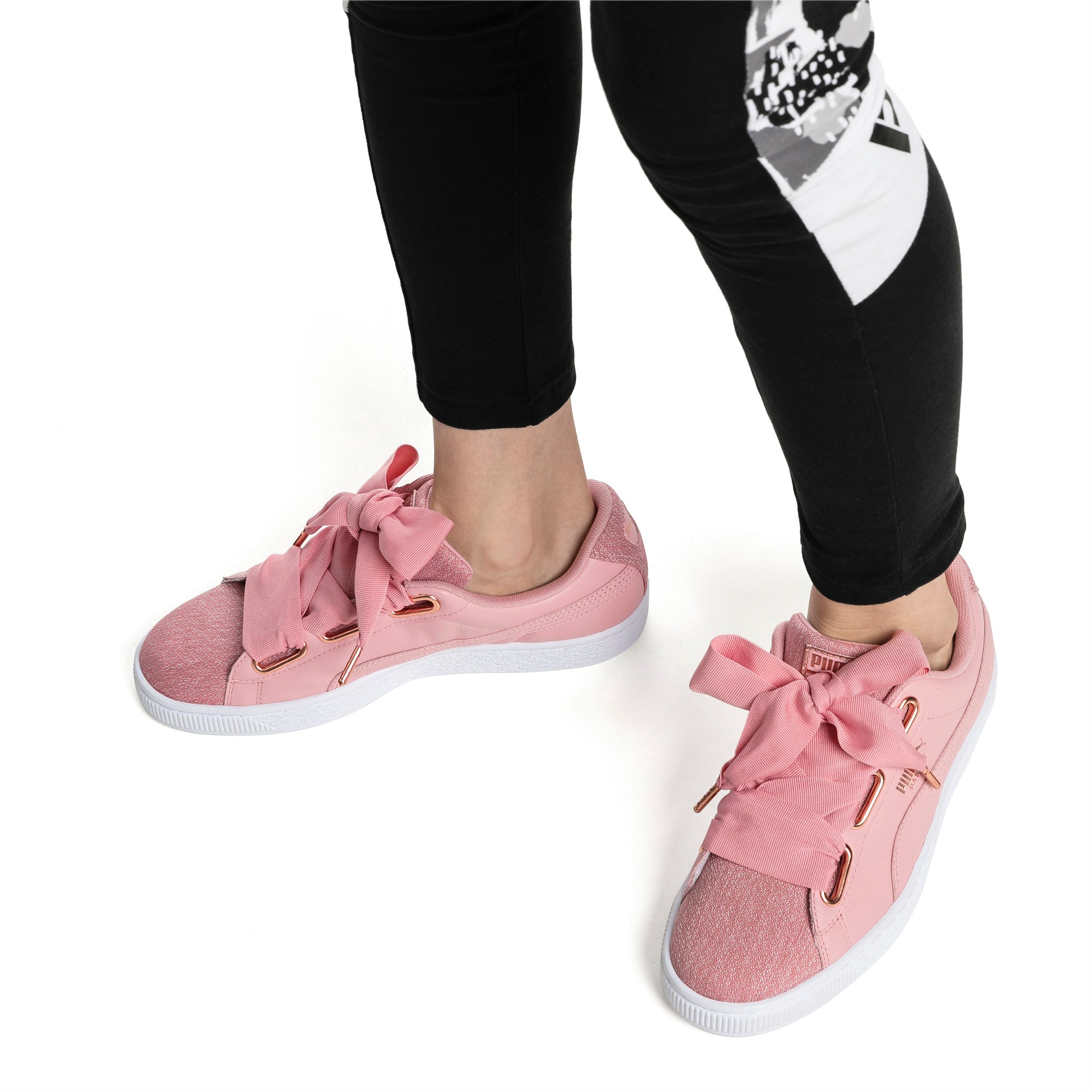 Puma heart bambino rosa 2025