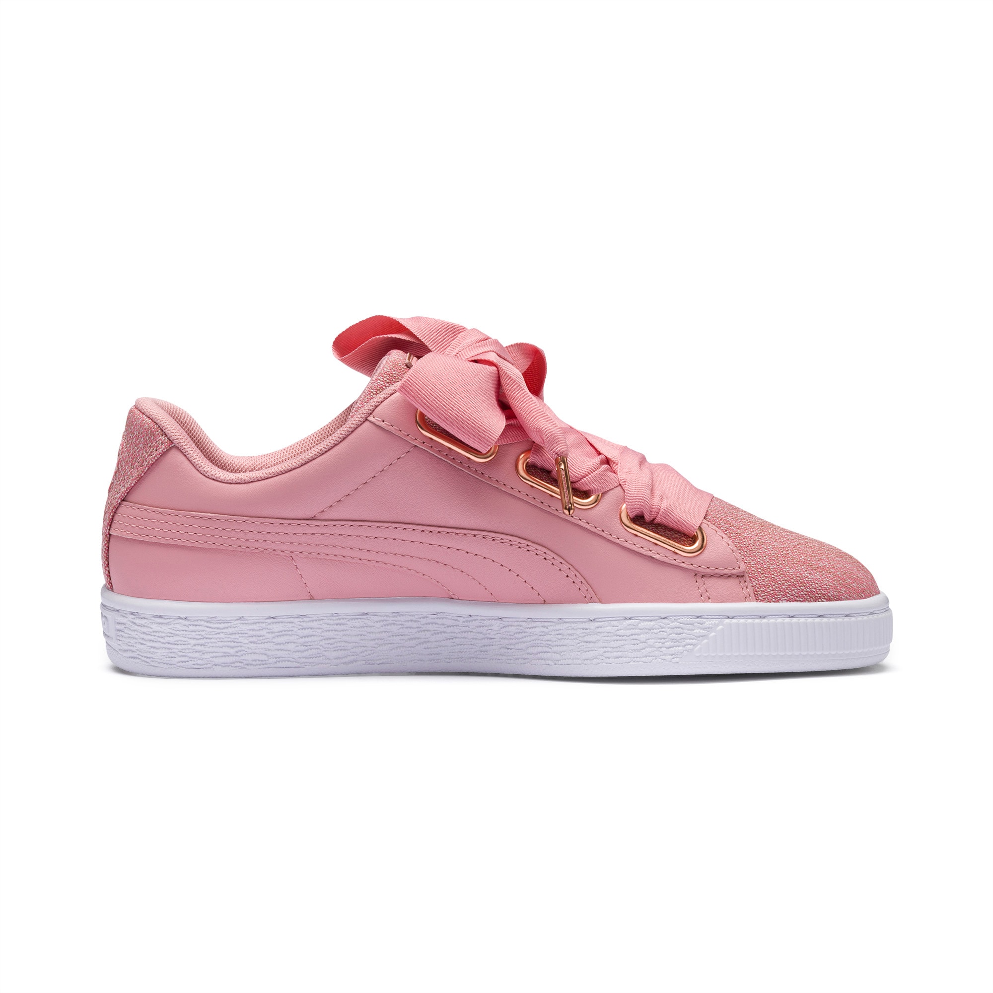 Basket Heart Woven Rose Women s Sneakers PUMA