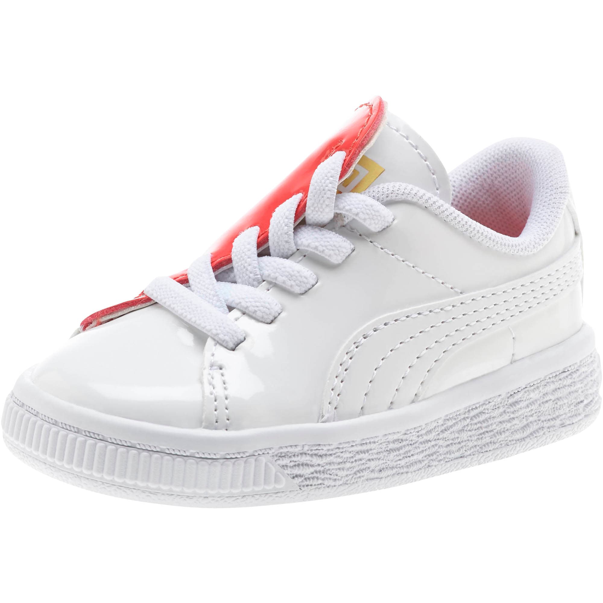 girls puma basket trainers