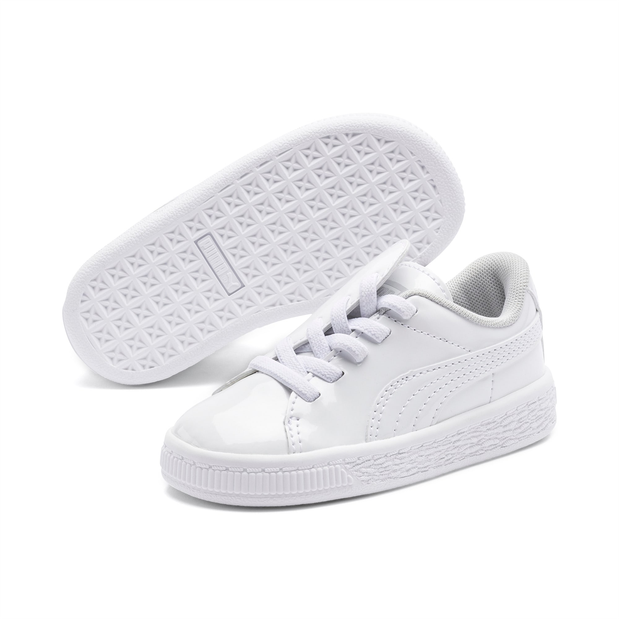Basket Crush Patent AC Toddler Shoes PUMA