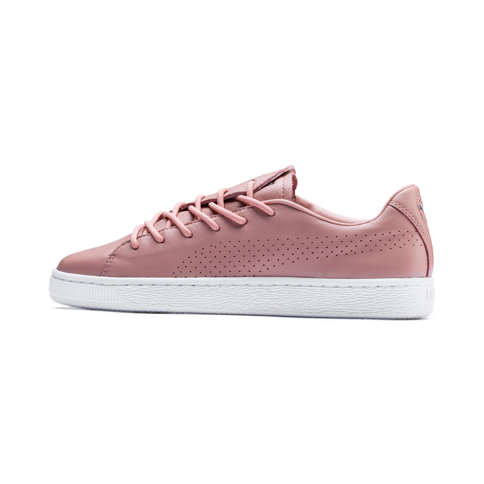 puma heart basket perforated trainers