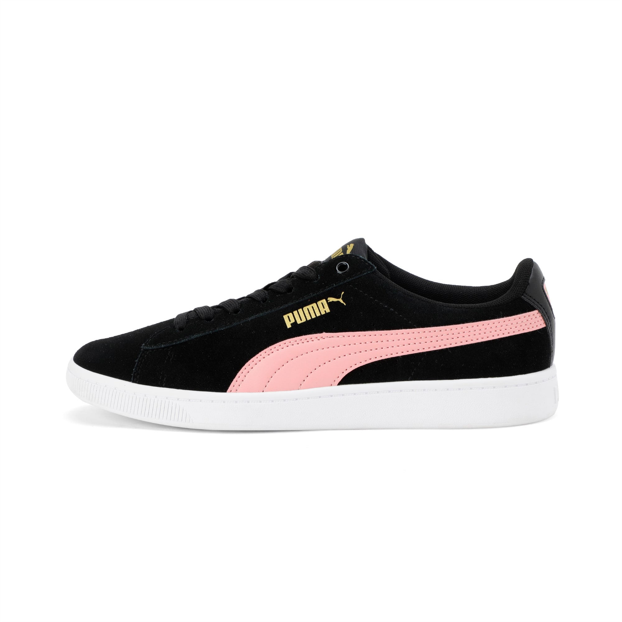 pink gold and white pumas