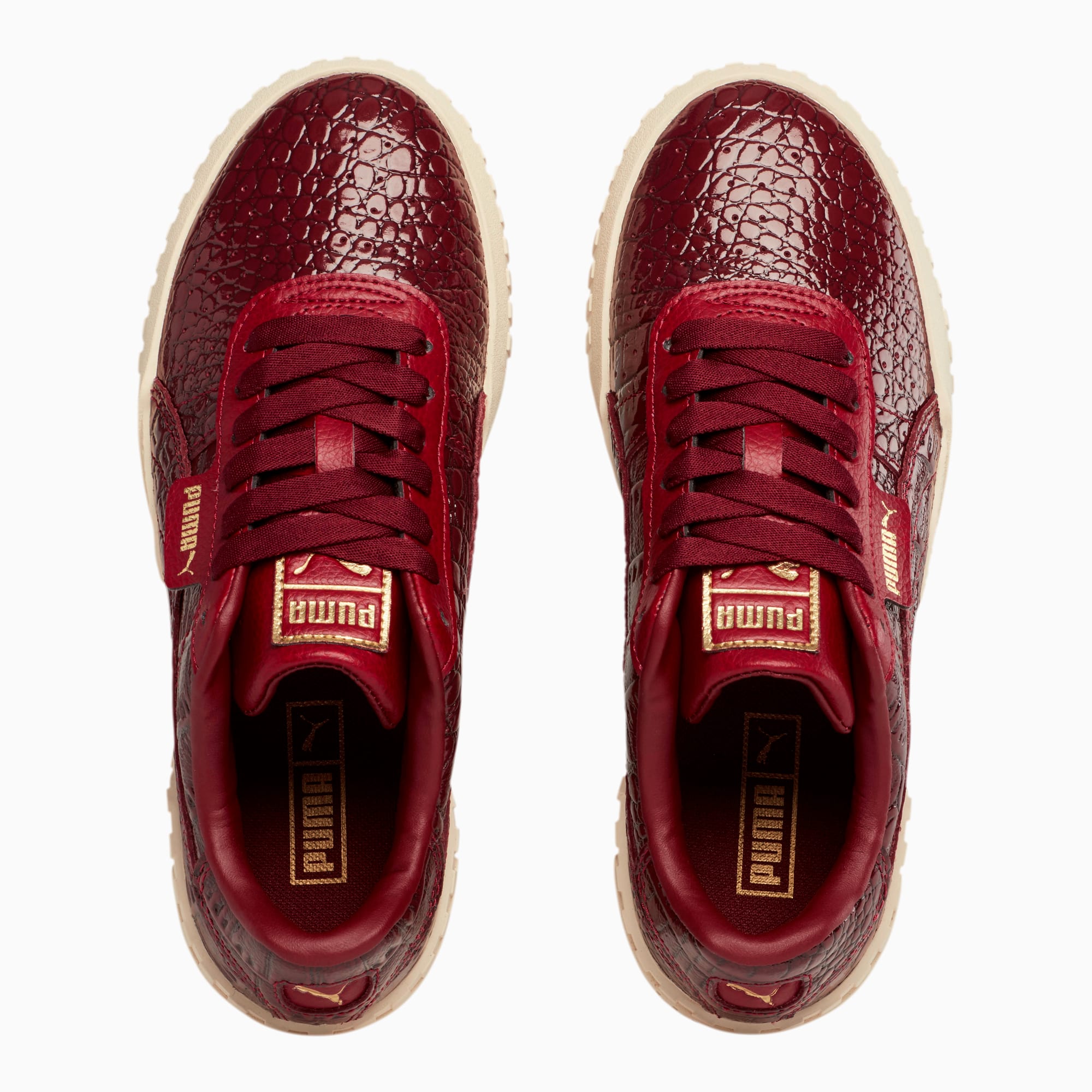 Puma cali croc embossed sneaker store