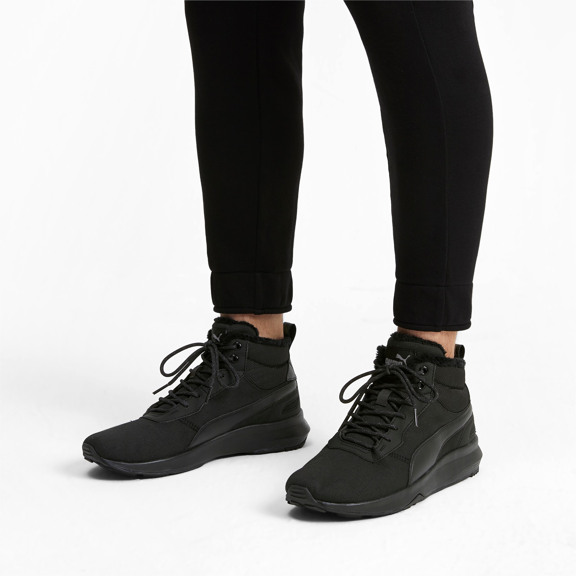 Activate Mid-Cut Boots | Puma Black-Puma Black | PUMA Winter Shoes | PUMA