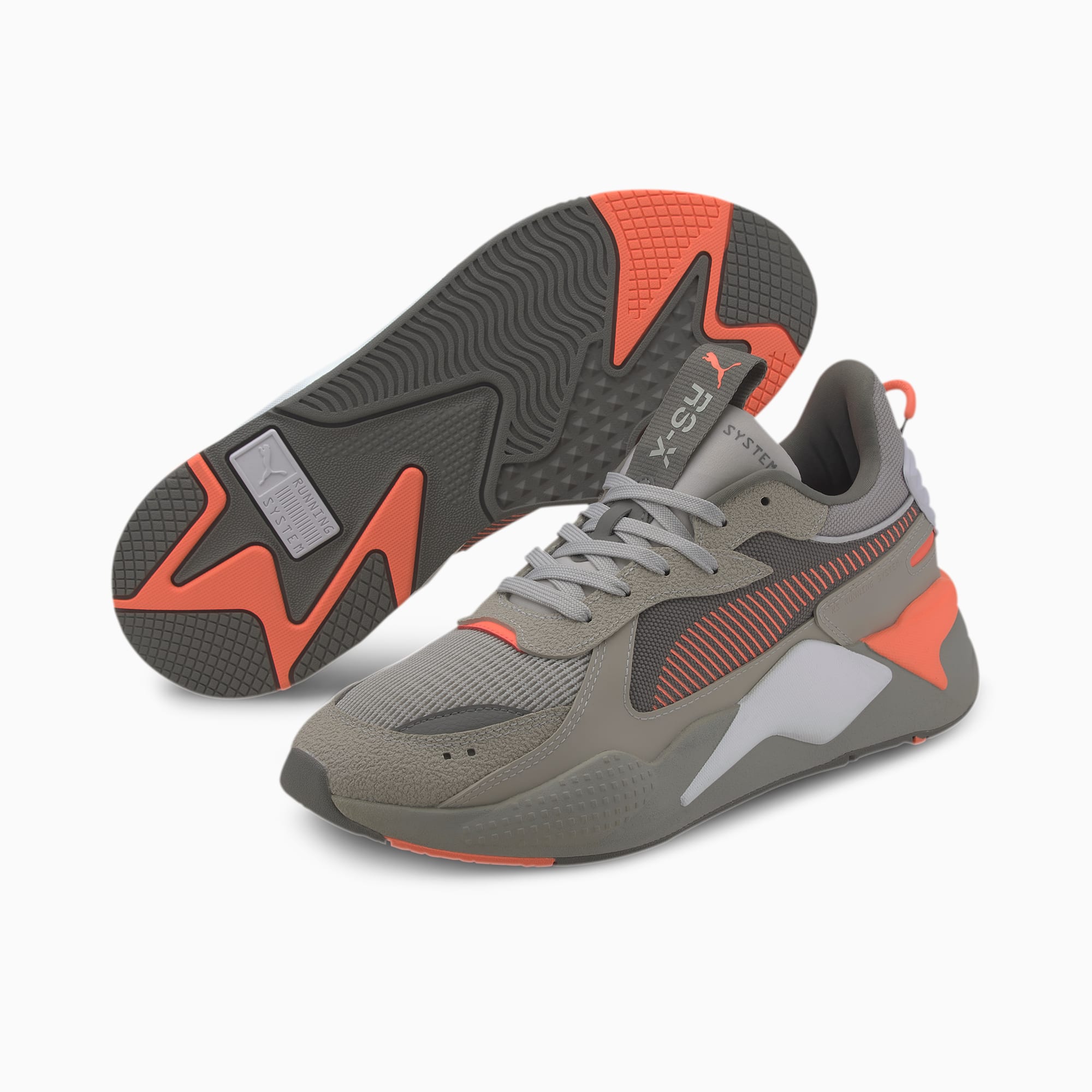 puma rs x grey orange