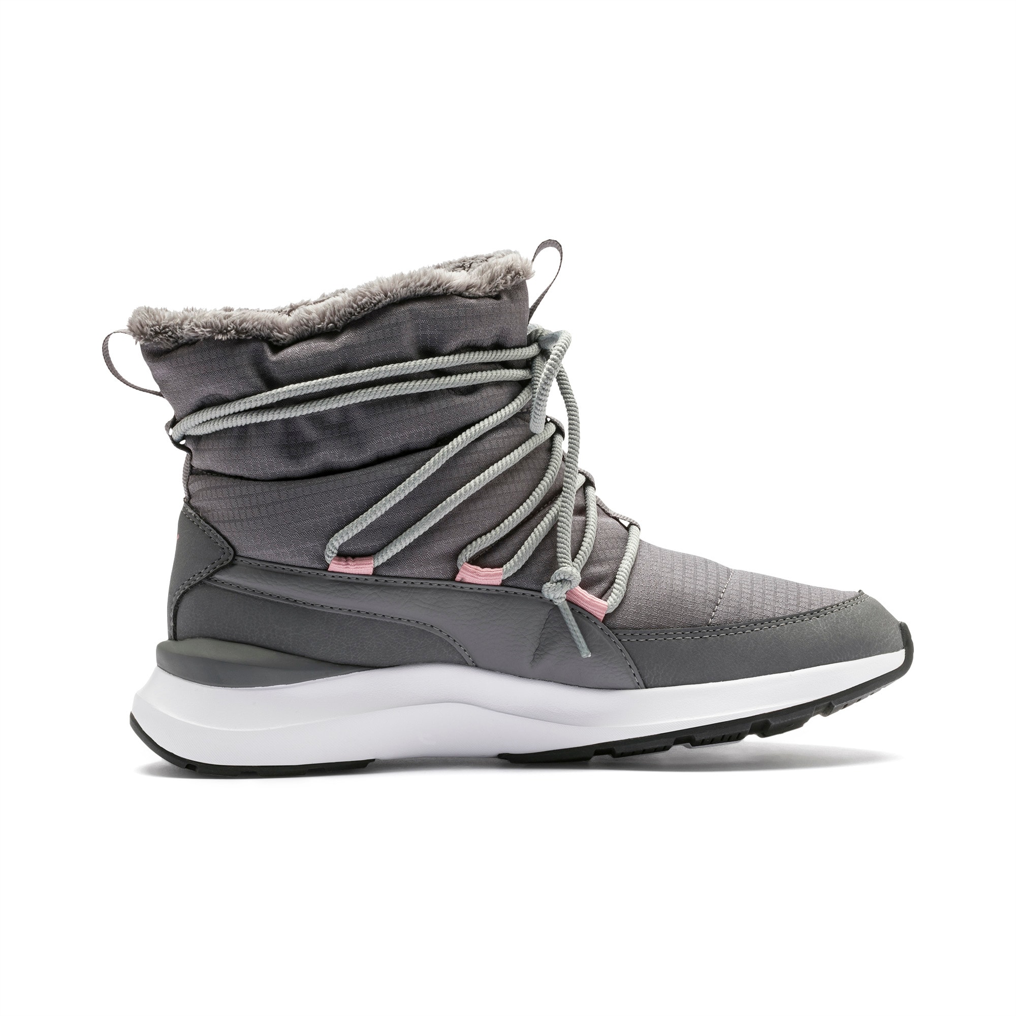 botas de invierno adela para mujer steel gray puma white puma calzado de invierno puma espana botas de invierno adela para mujer